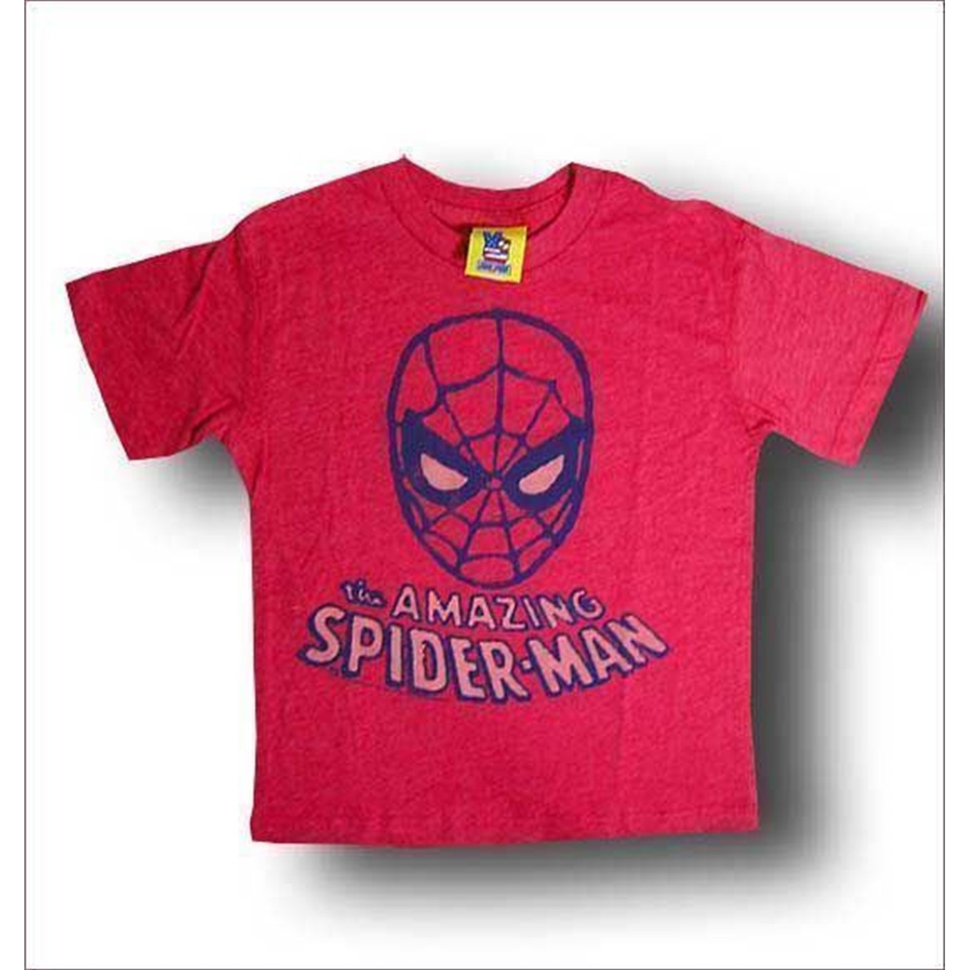Spiderman Juvenile Red Head T-Shirt by Junk Food, Red