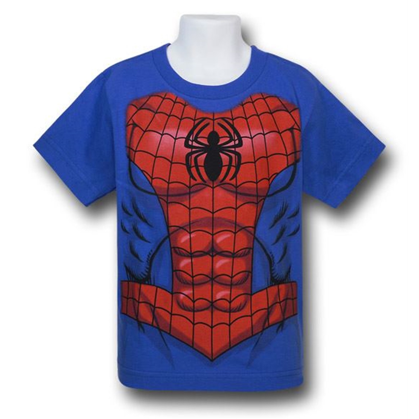 Spiderman Kids Costume T-Shirt, Blue