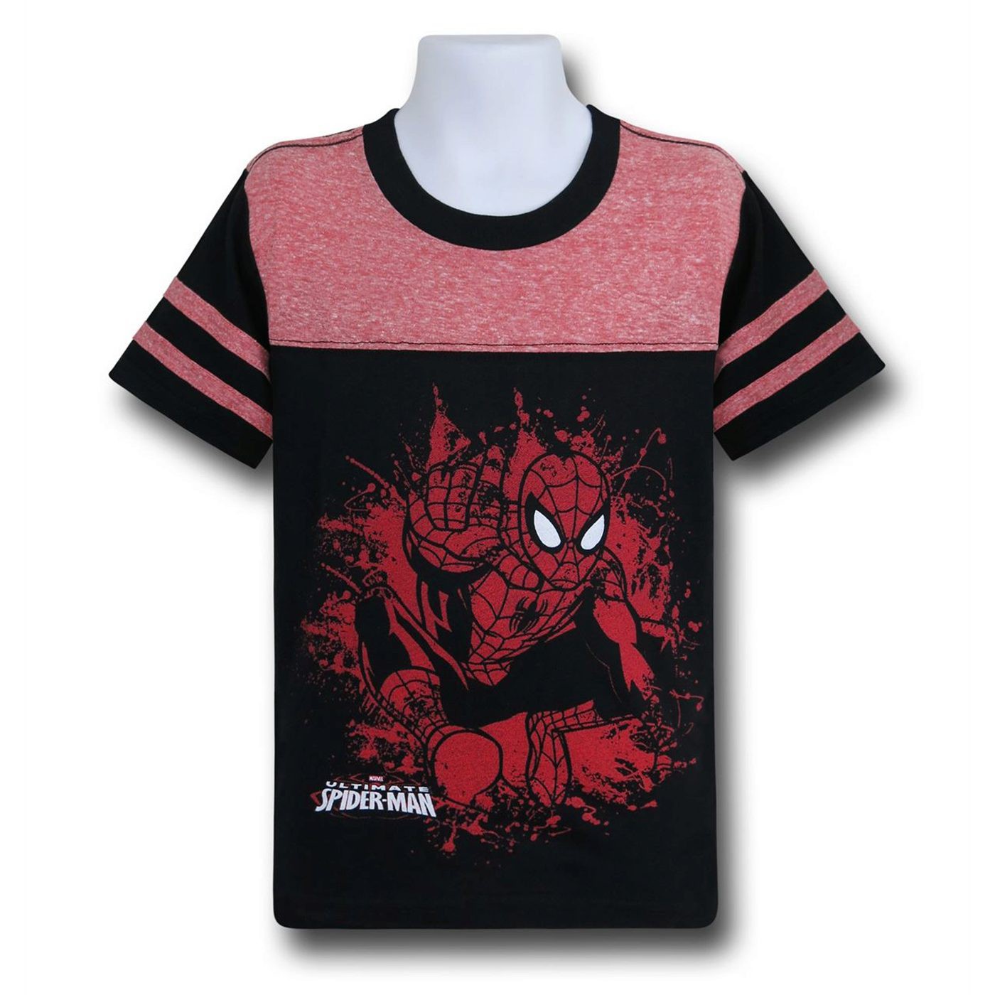 Spiderman Spidey Splash Kids T-Shirt, Red