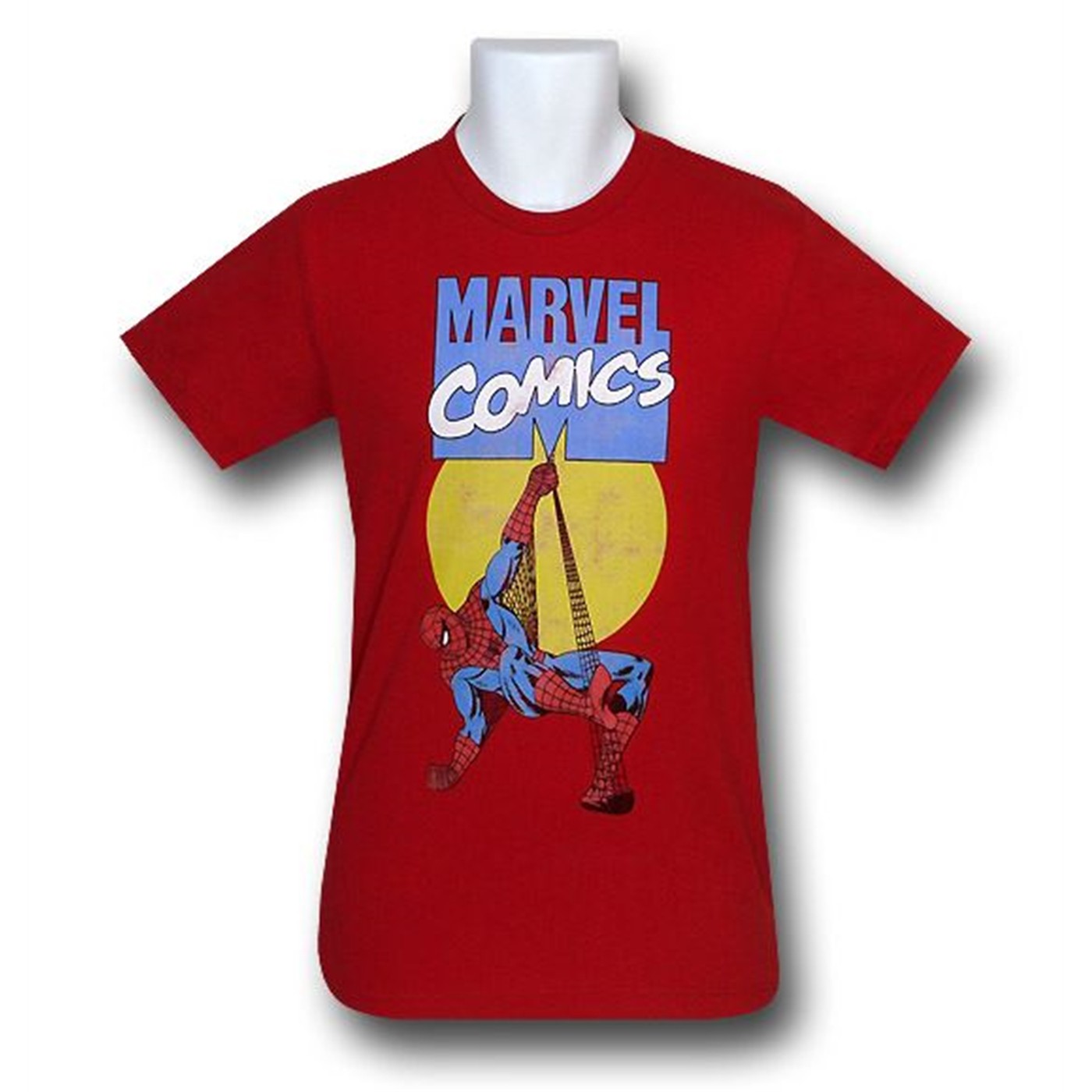 Spider-Man Marvel Comics 30 Single T-Shirt, Red