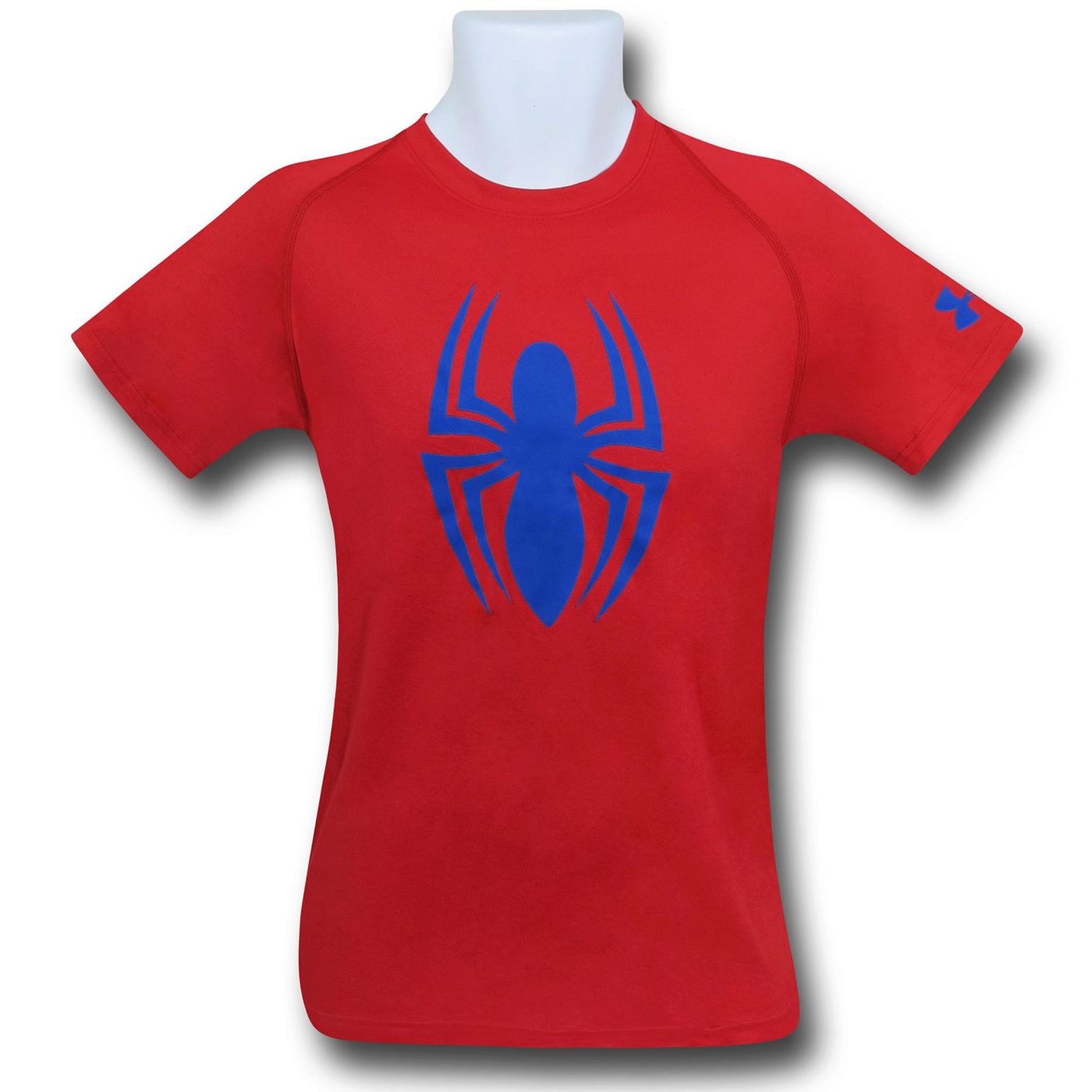 Spiderman Symbol Under Armour Loose T-Shirt, Red