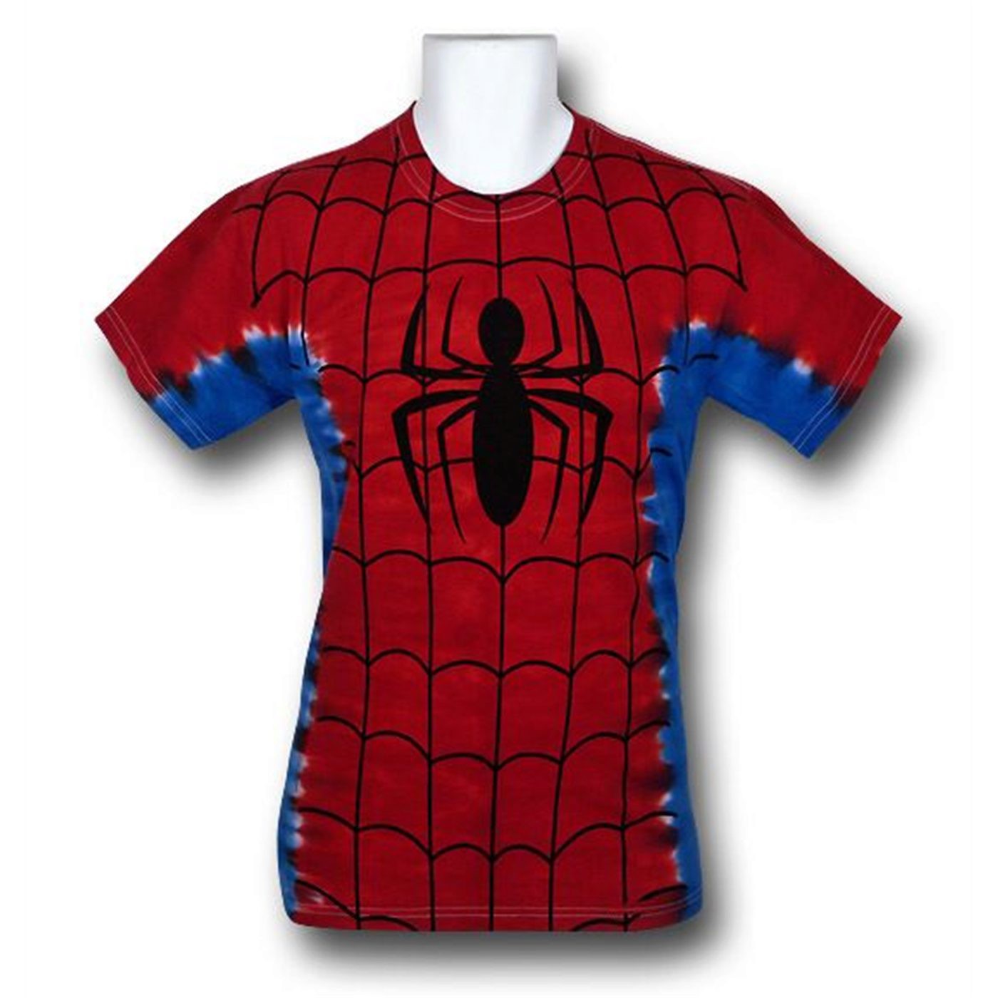 Spiderman Tie Dye Costume T-Shirt, Red