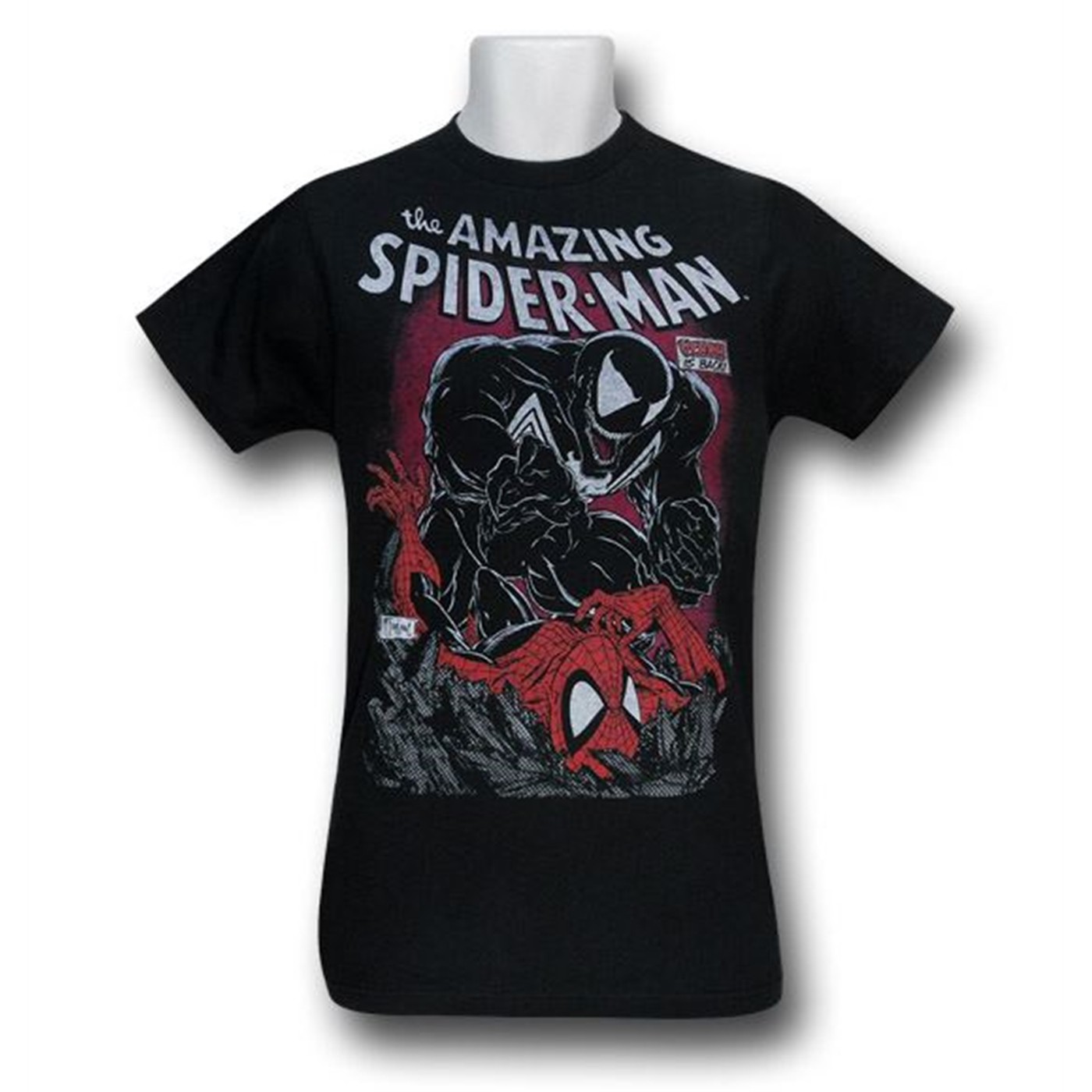 Spider-Man vs. Venom McFarlane 30 Single T-Shirt, Black