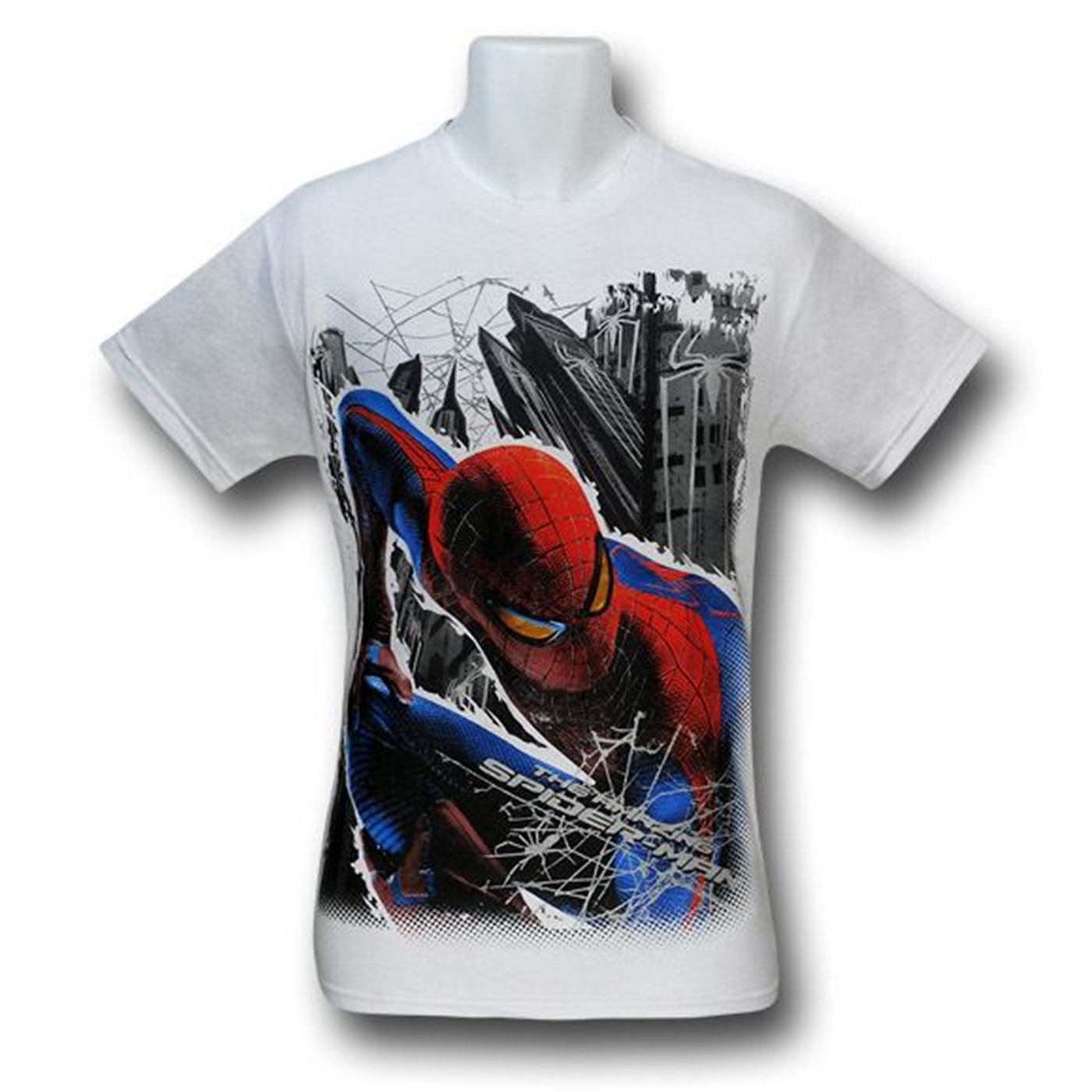 Amazing Spider-Man Movie Stalking Spy T-Shirt, White