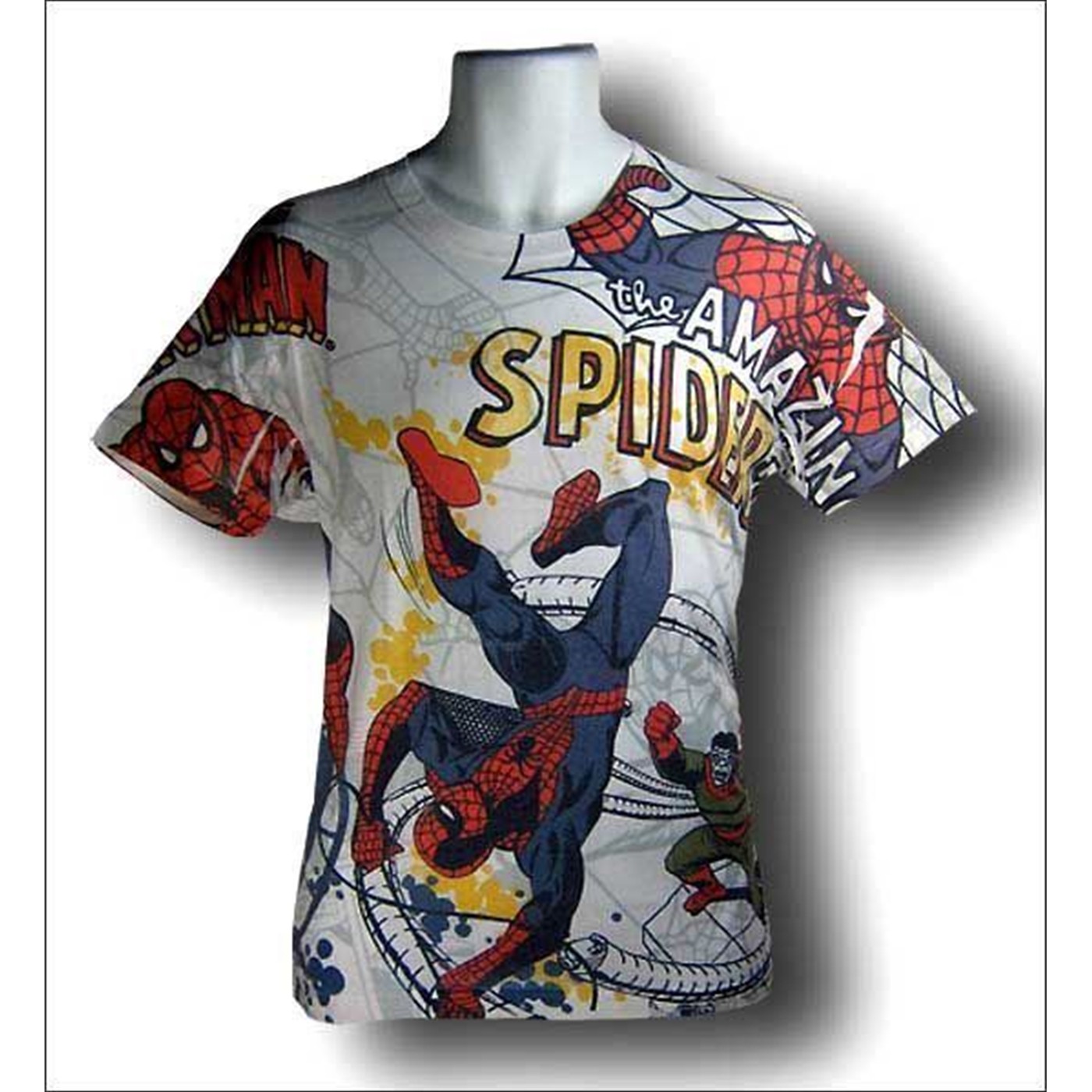 Spiderman Sublimation T-shirt, White