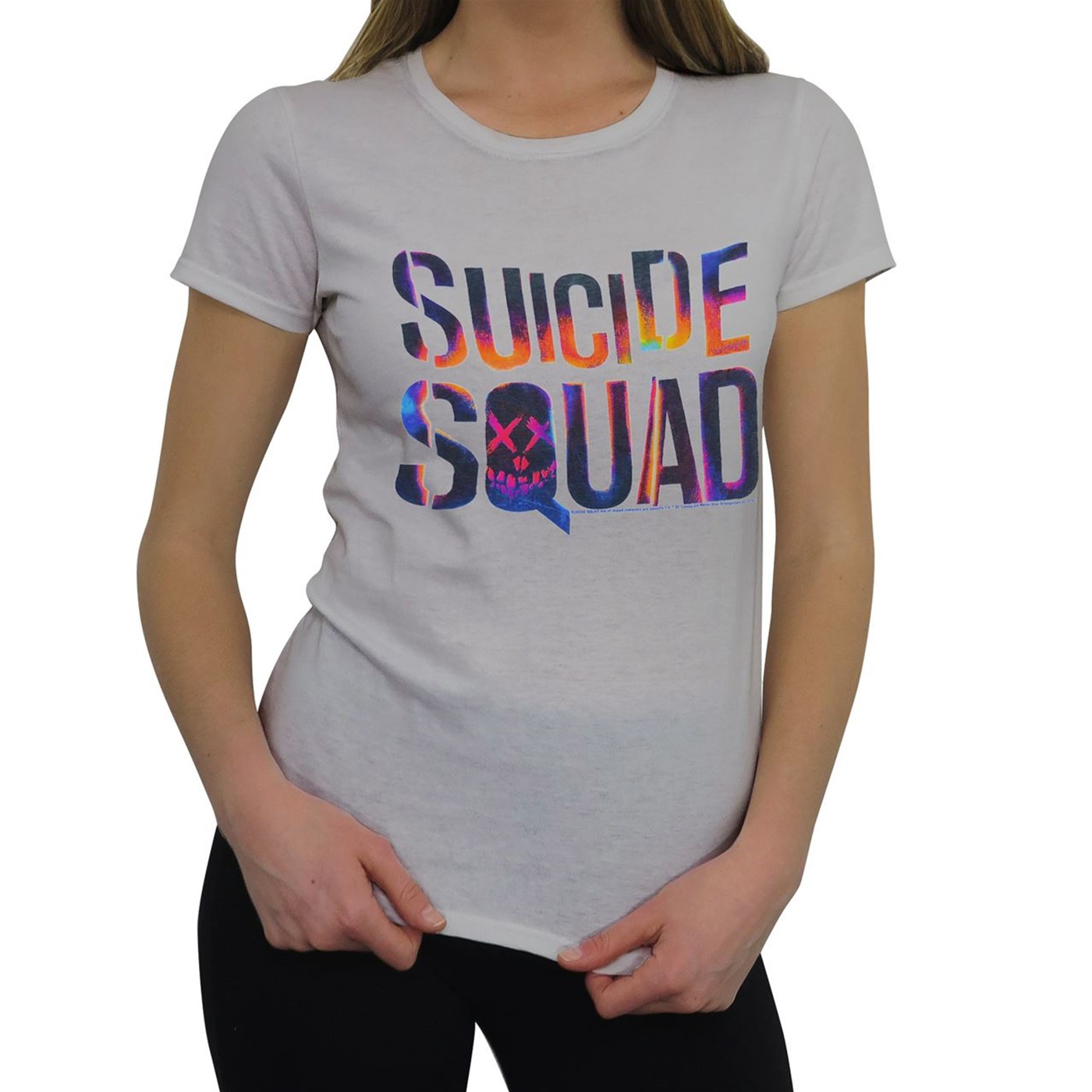 Suicide Squad Logo Women's T-Shirt, Grey