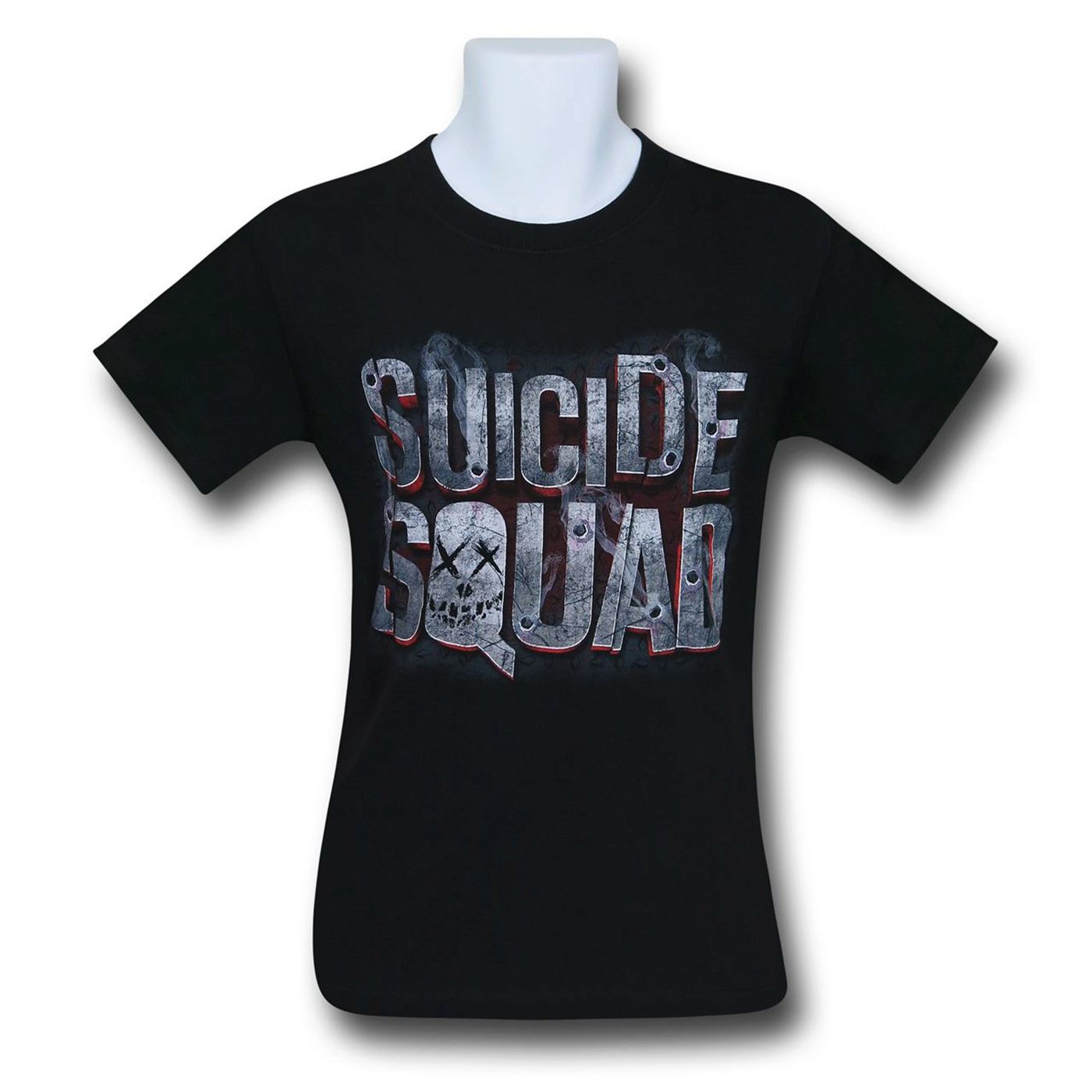 Suicide Squad Smoke Logo Men's T-Shirt, Black