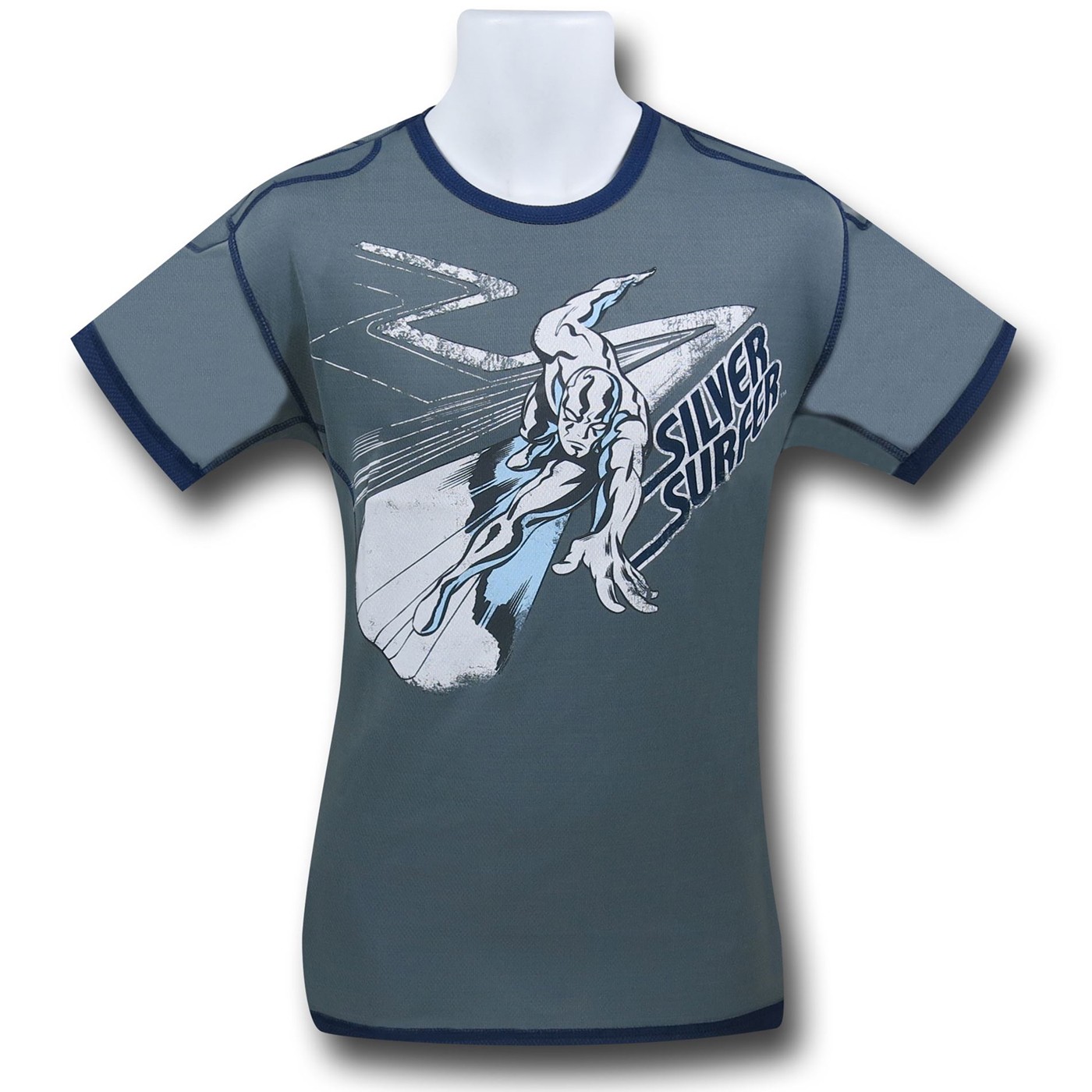 Silver Surfer Slide Polymesh T-Shirt, Grey