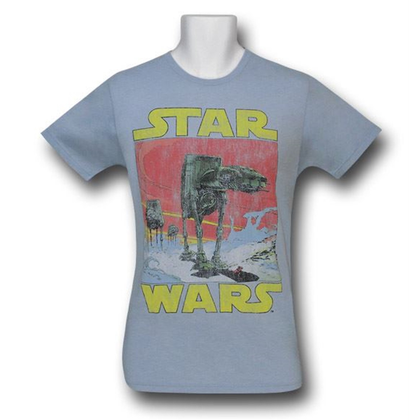 Star Wars Imperial Walkers Junk Food T-Shirt, Blue