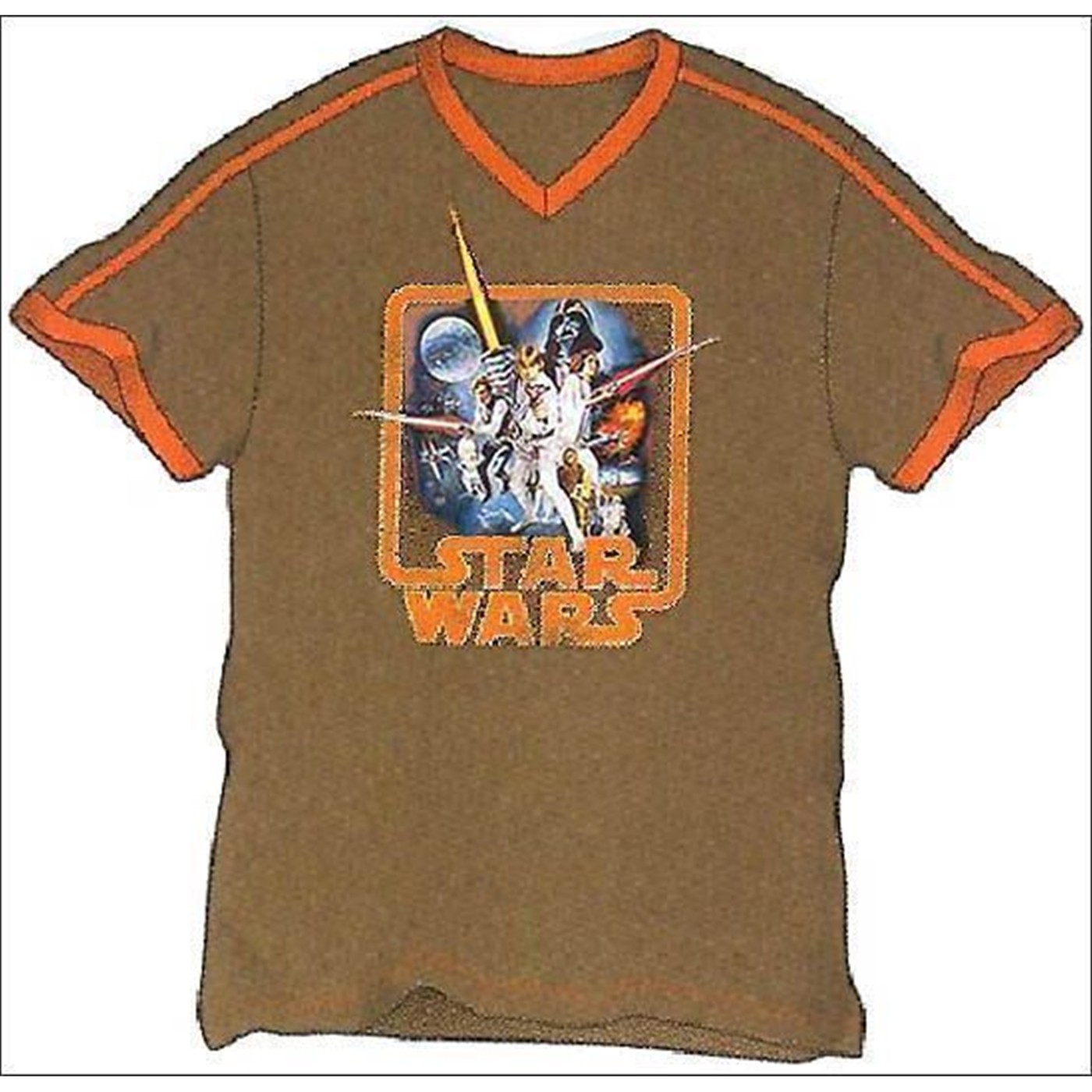 Star Wars T-Shirt Orange Ringer