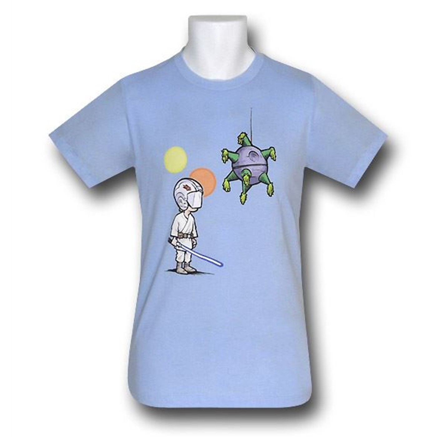 Star Wars Death Star Pinata 30 Single T-Shirt, Blue
