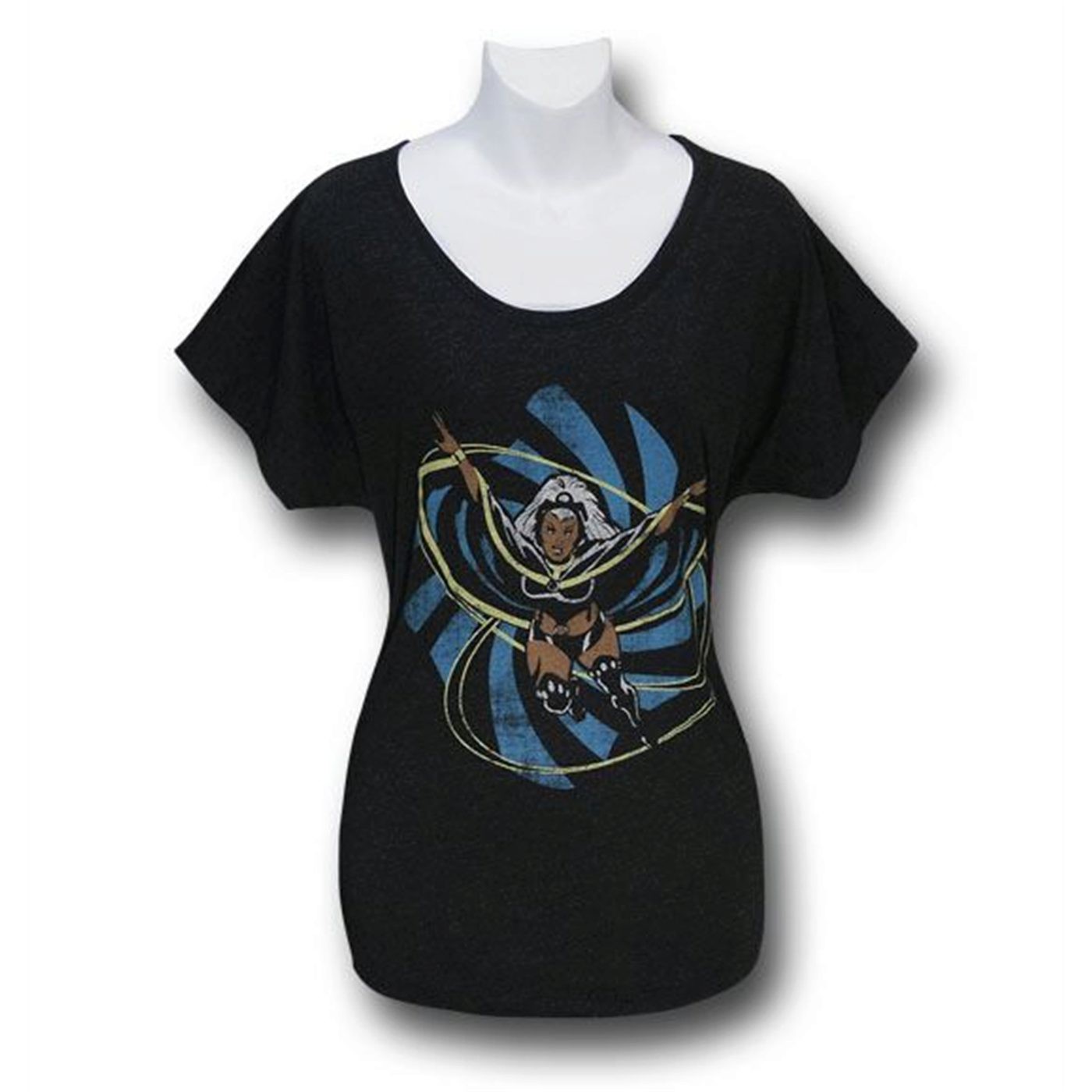 Storm Whirlwind Dolman Junior's T-Shirt, Black