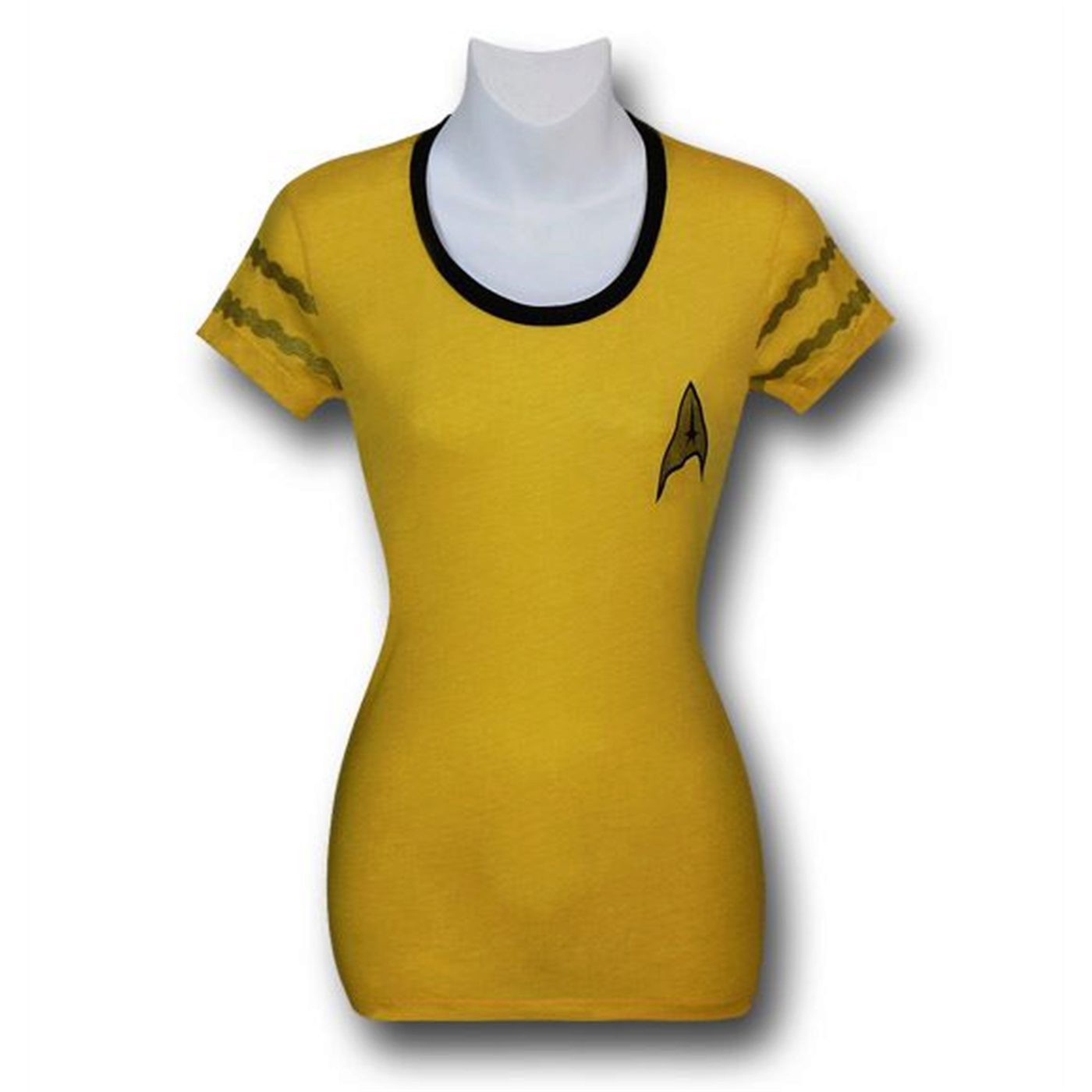 Star Trek Women's Command Uniform Ringer T-Shirt