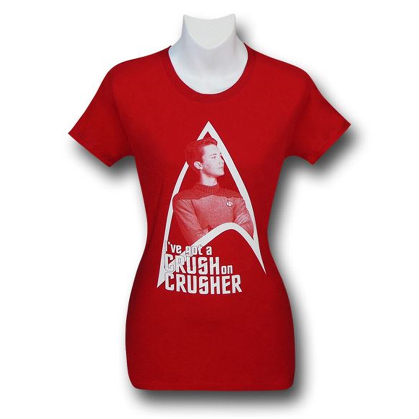 Star Trek Crusher Crush Red Women's T-Shirt, Red