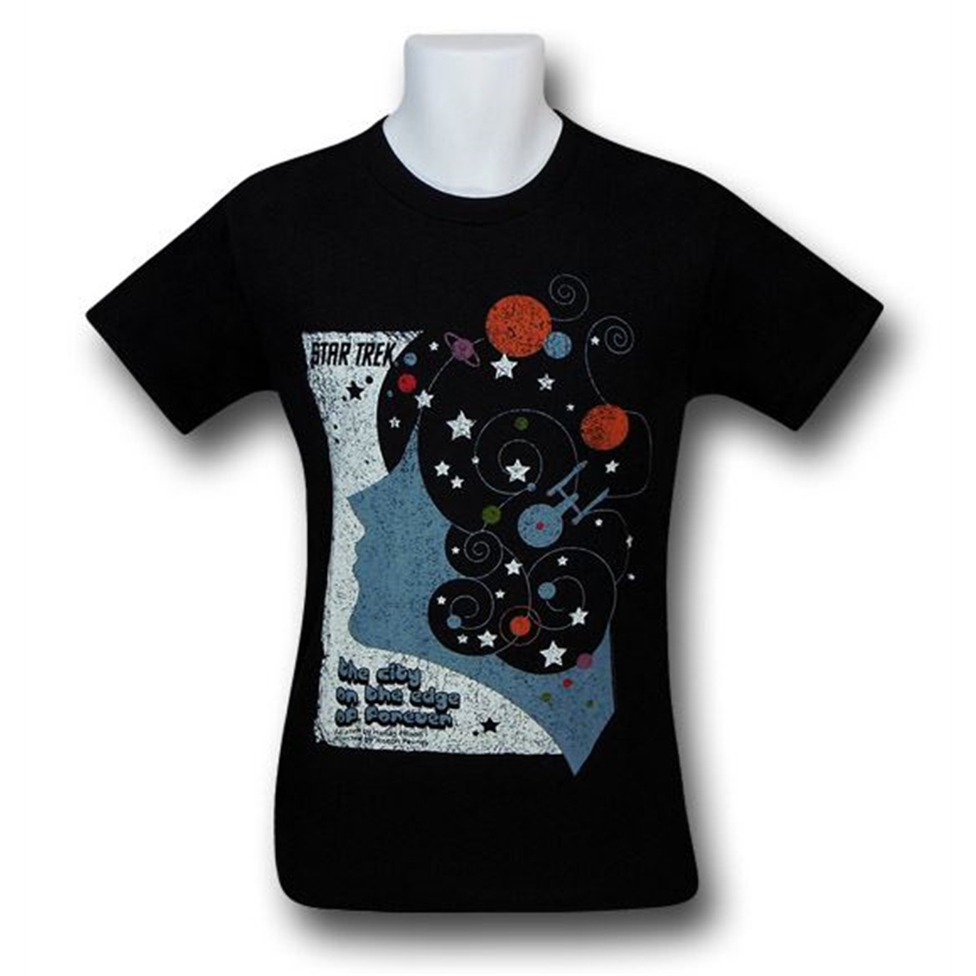 Star Trek City on the Edge 30 Single T-Shirt, Black