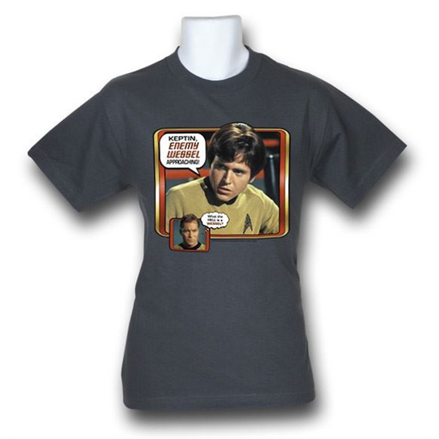 Star Trek Enemy Wessel T-Shirt, Grey