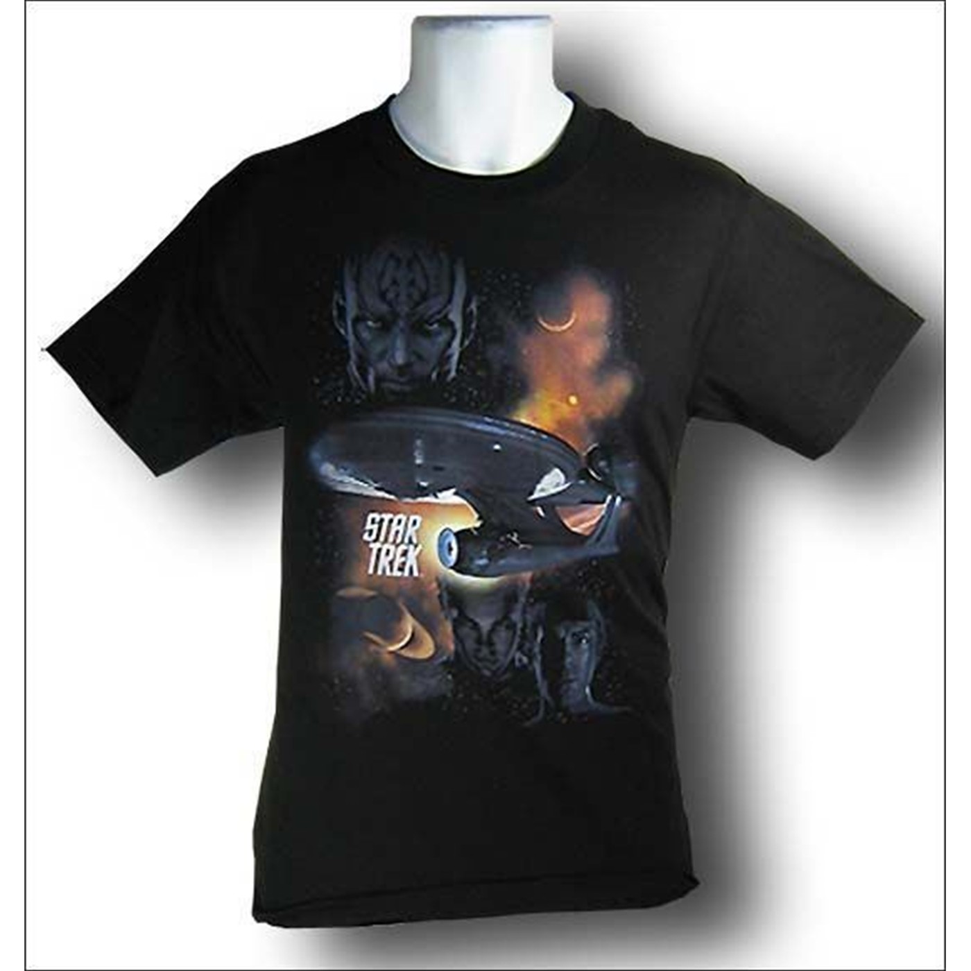 Star Trek Movie Galactic Struggle T-Shirt, Black