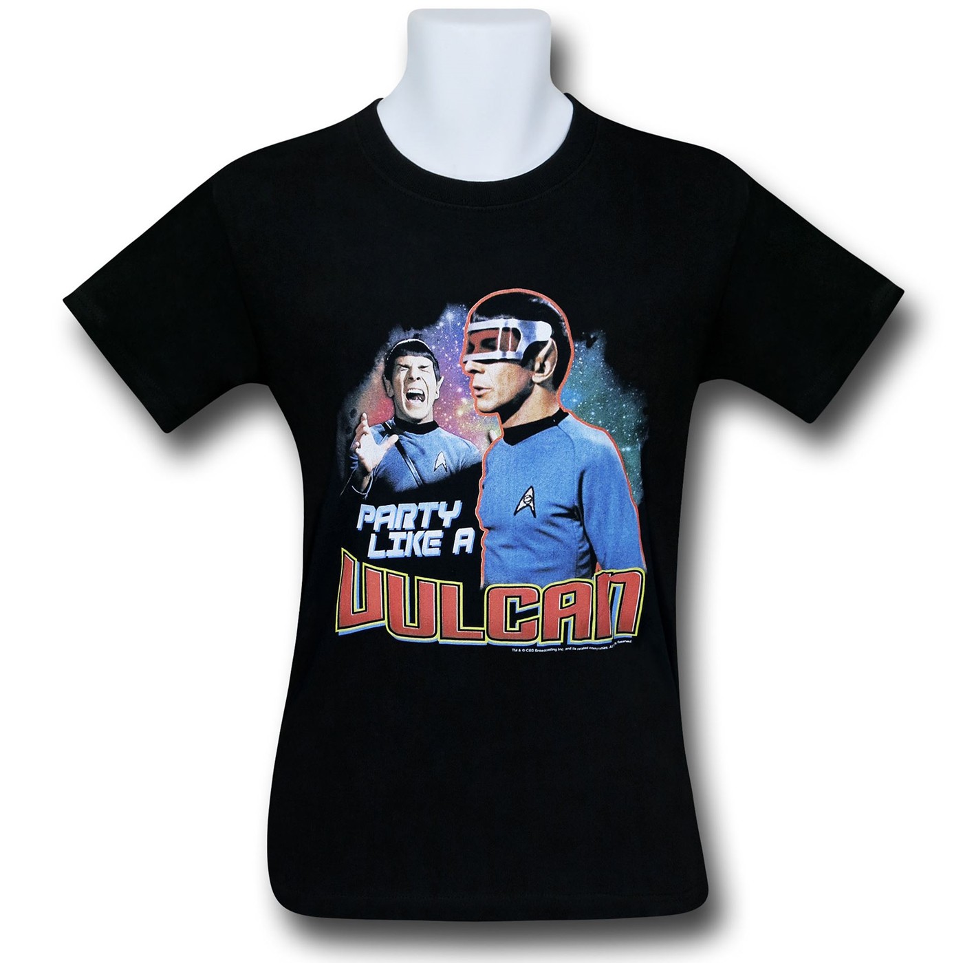 Star Trek Party Like A Vulcan T-Shirt, Black