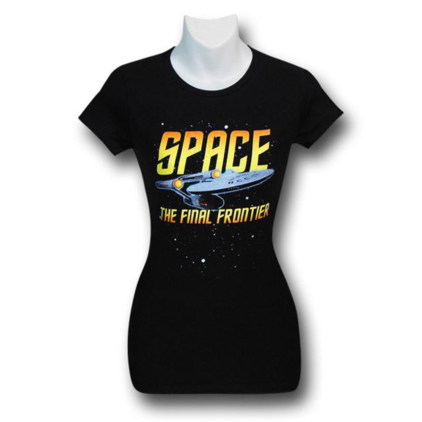 Star Trek Final Frontier Women's T-Shirt, Black