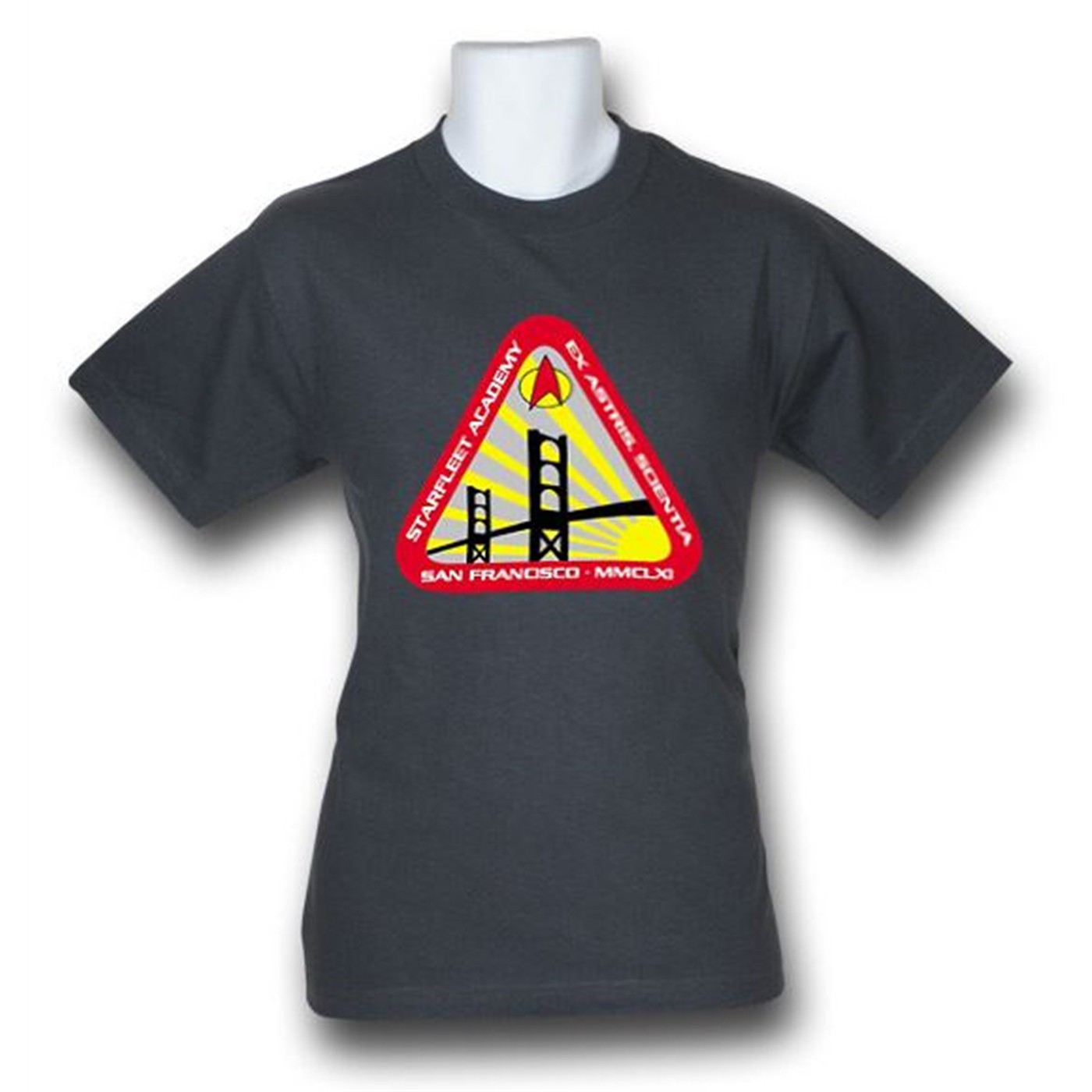Star Trek Starfleet Academy Logo T-Shirt, Grey