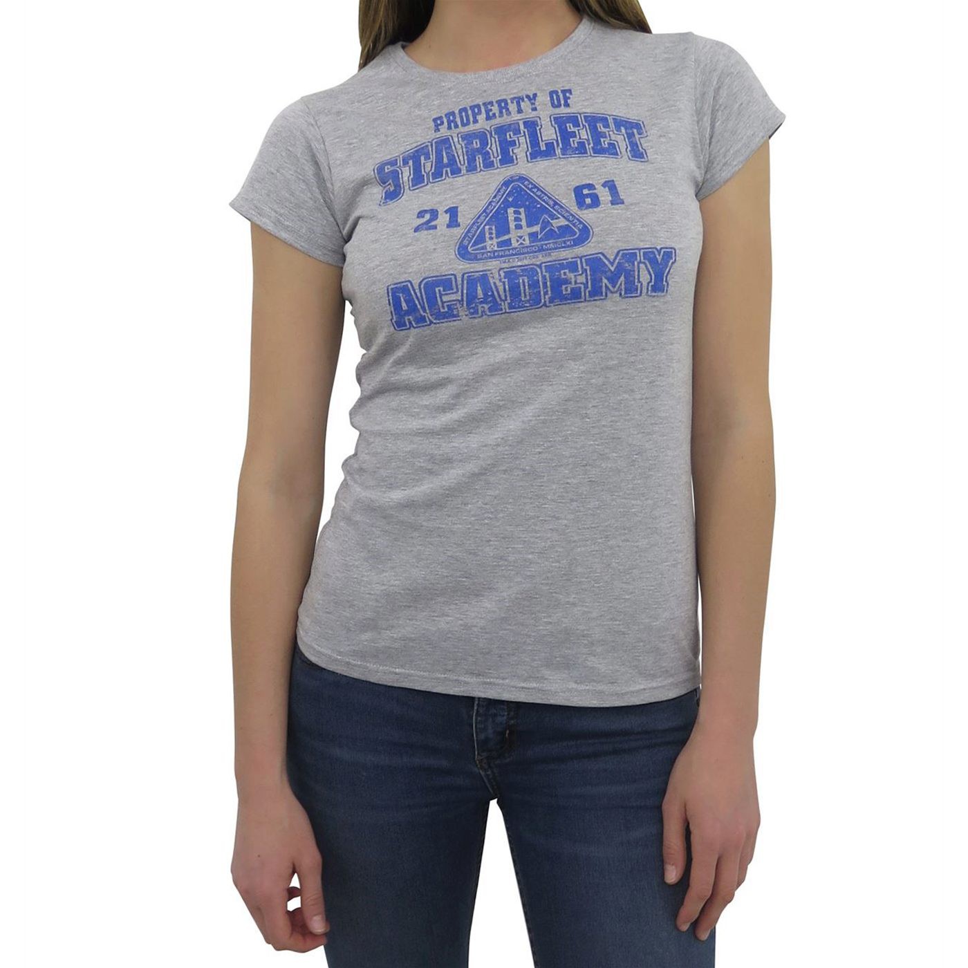Star Trek Starfleet Academy Women's T-Shirt, Grey