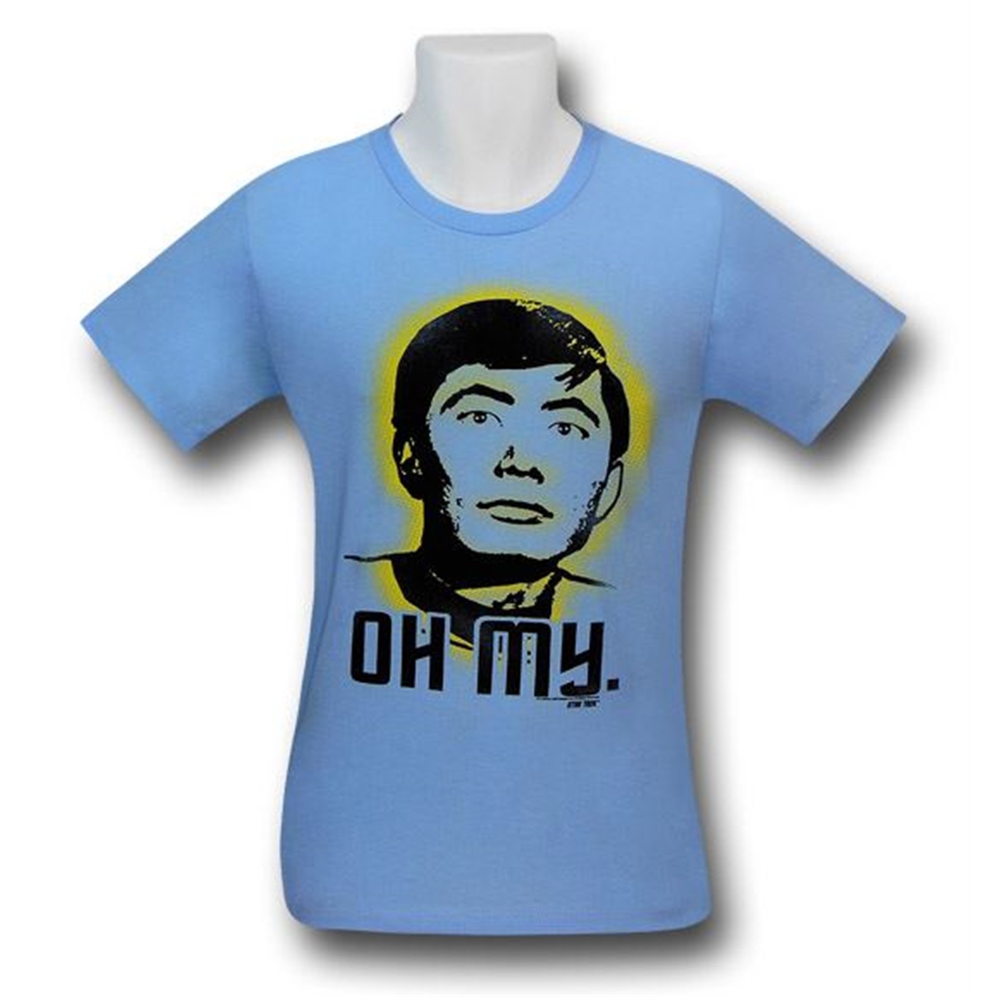 Star Trek Sulu Oh My 30 Single T-Shirt, Blue