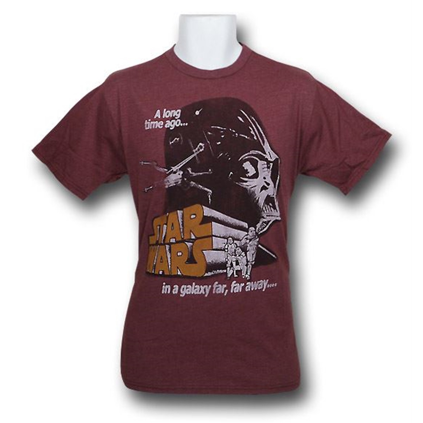 Star Wars Vader Profile Junk Food T-Shirt, Red