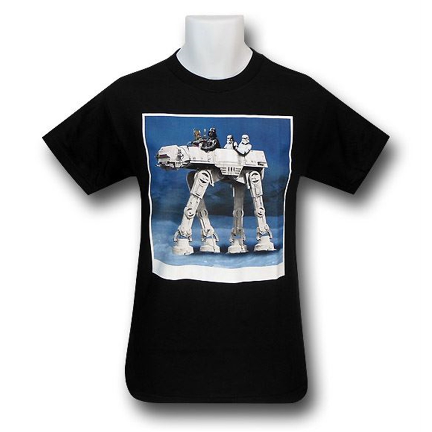 Star Wars AT-AT Ride Black T-Shirt, Black