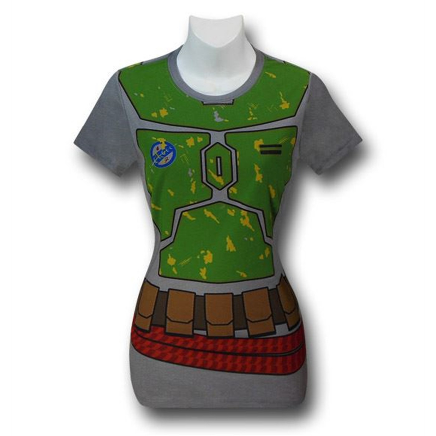 Star Wars Boba Fett Costume Women's T-Shirt, Grey
