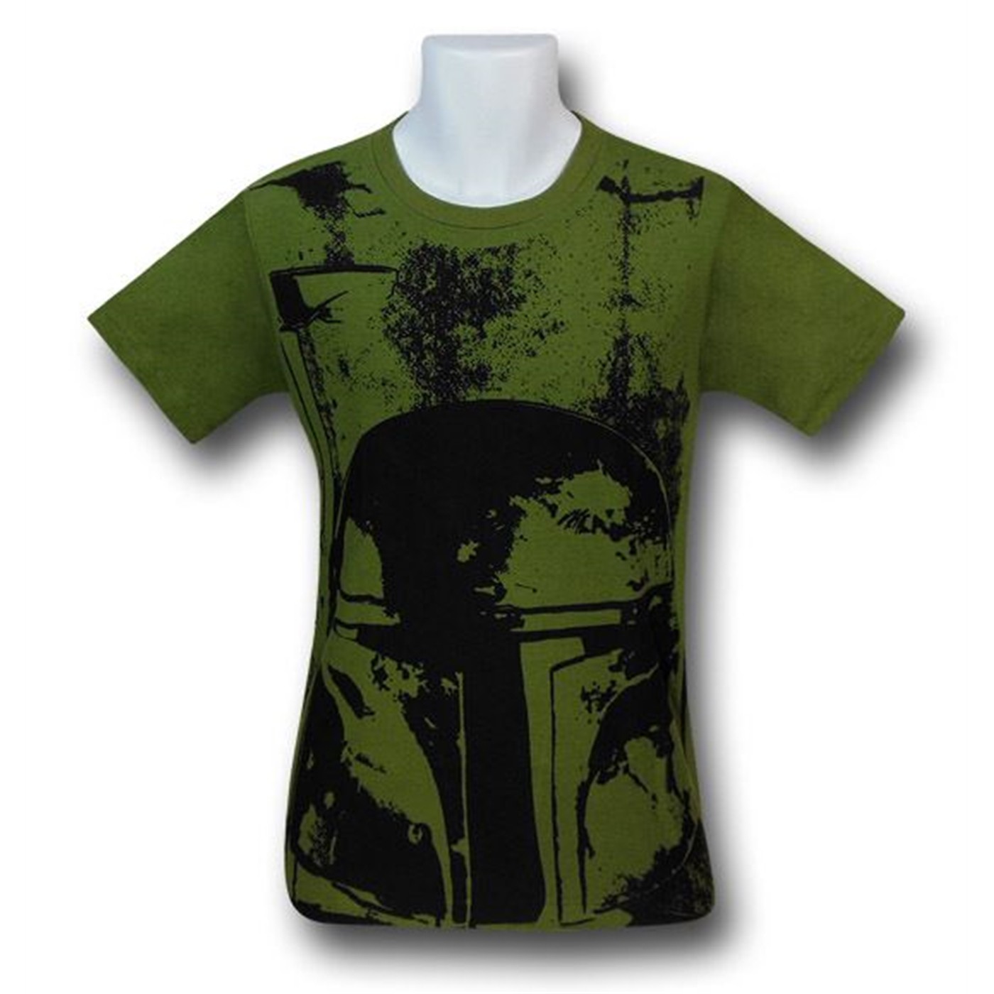 Star Wars Boba Fett Helmet Olive 30 Single T-Shirt, Green
