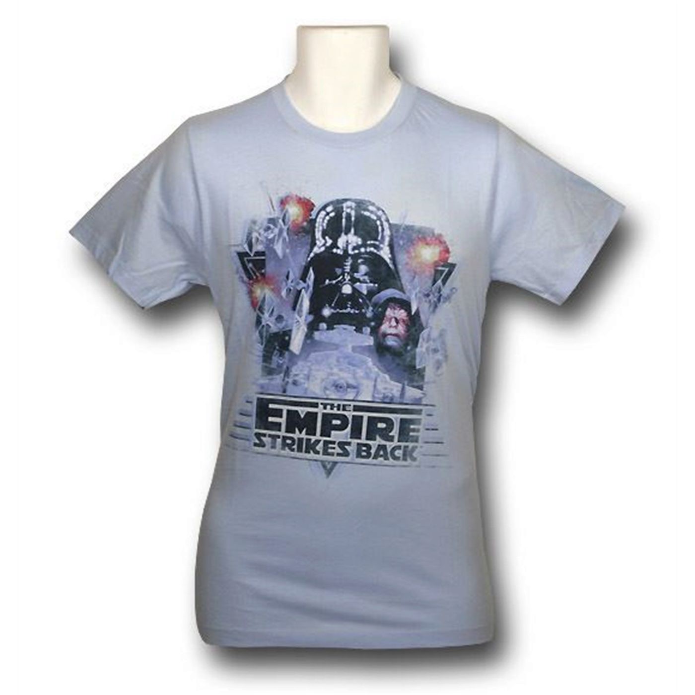 Star Wars Blue Empire Strikes Back 30s T-Shirt, Blue