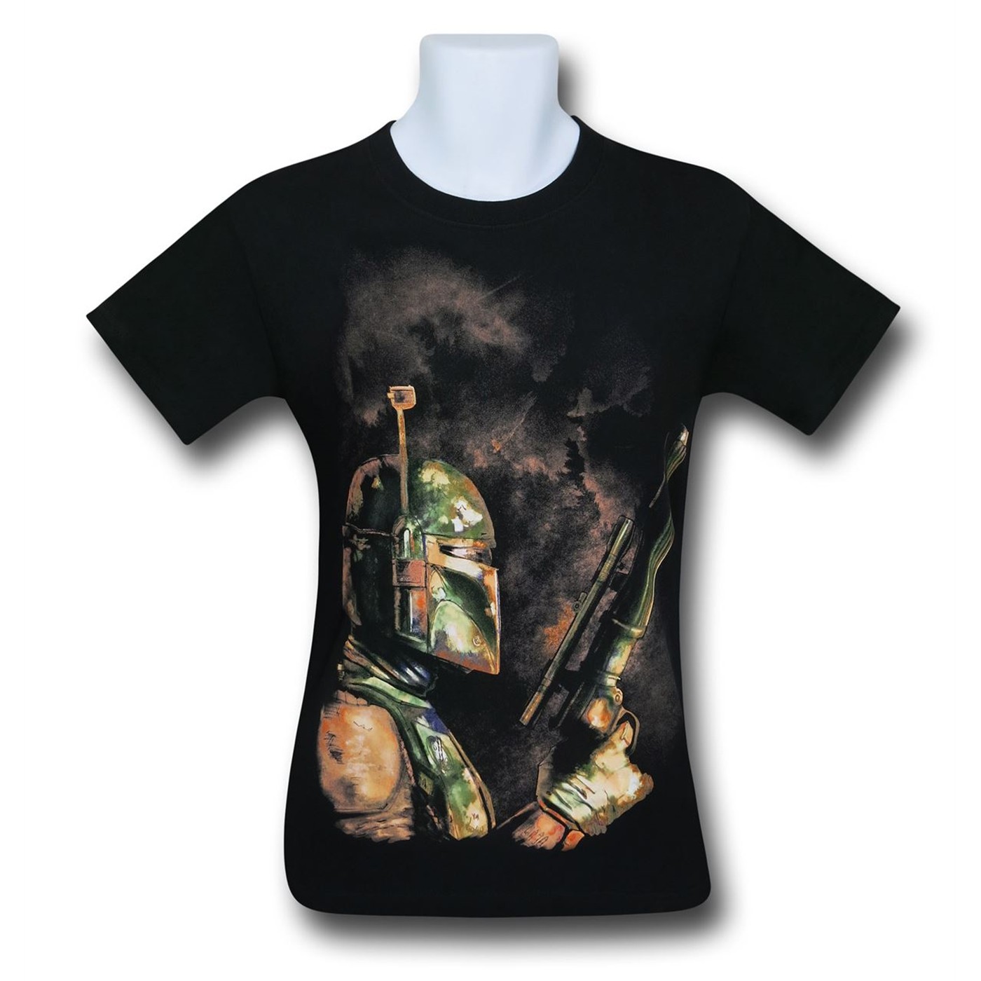 Star Wars Boba Fett Bounty Hunter T-Shirt, Black