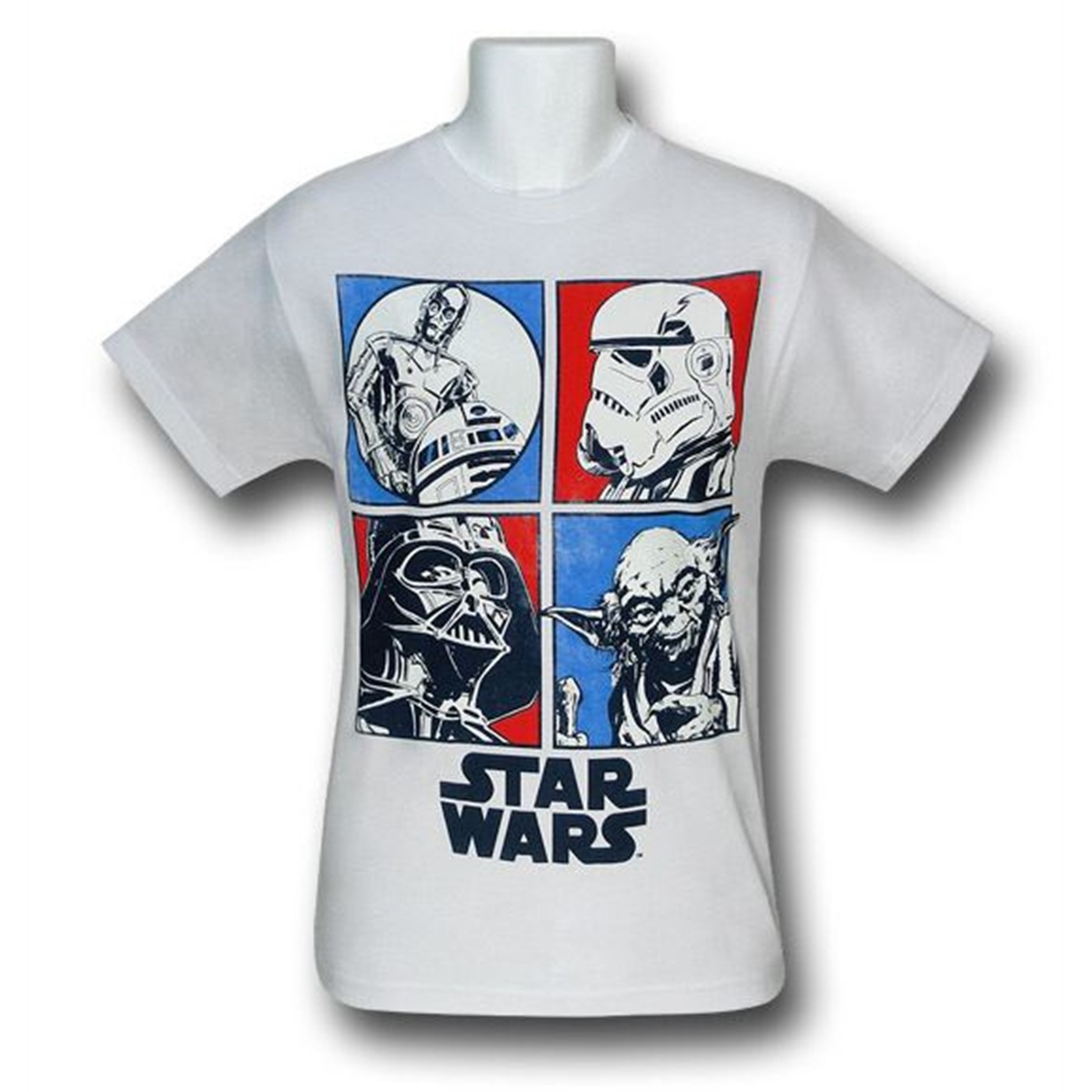 Star Wars Boxes UV-Ink Kids T-Shirt, White