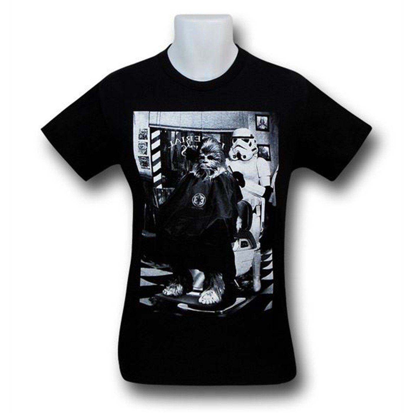 Star Wars Barbershop Black T-Shirt, Black
