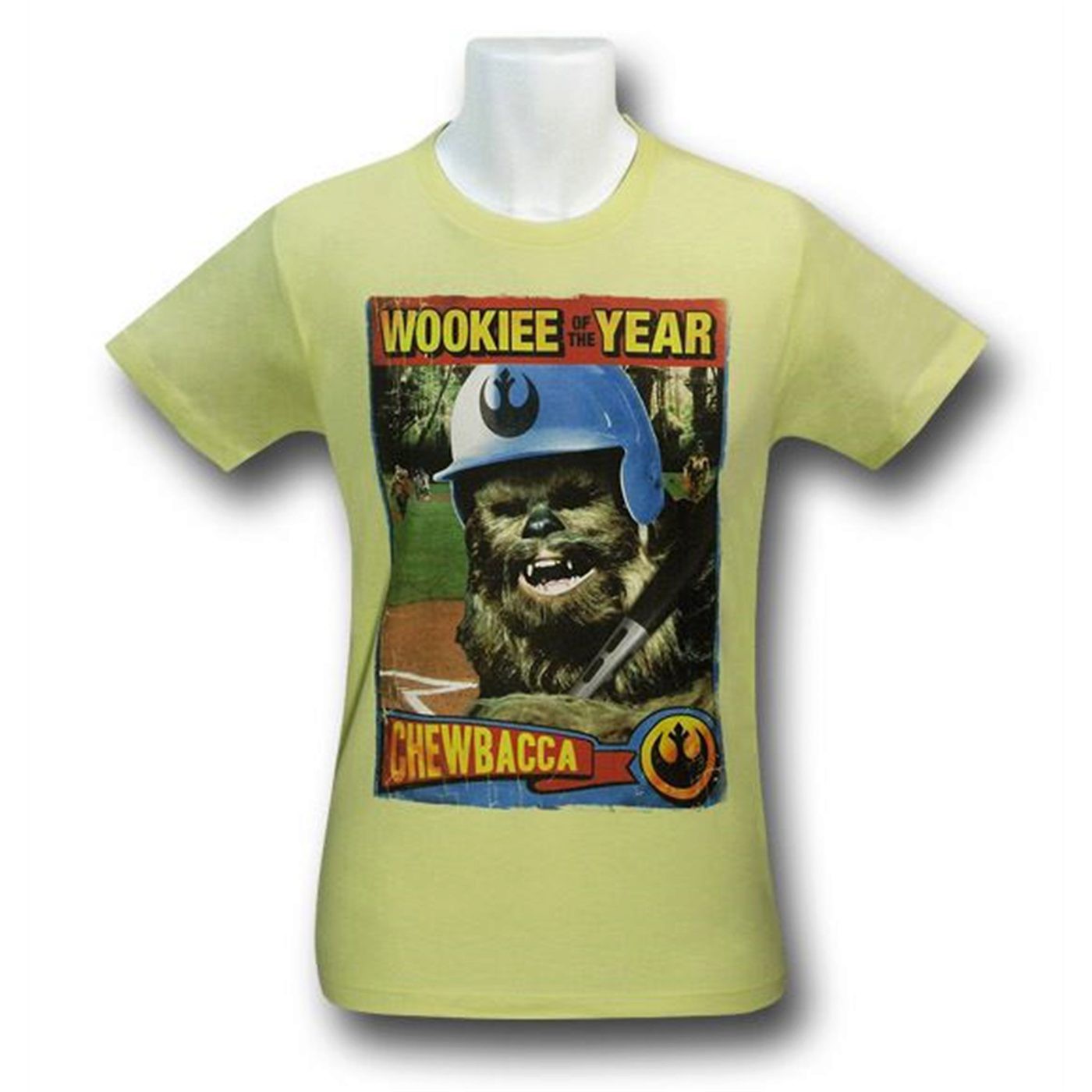 Star Wars Chewbacca WOTY 30 Single T-Shirt, Yellow