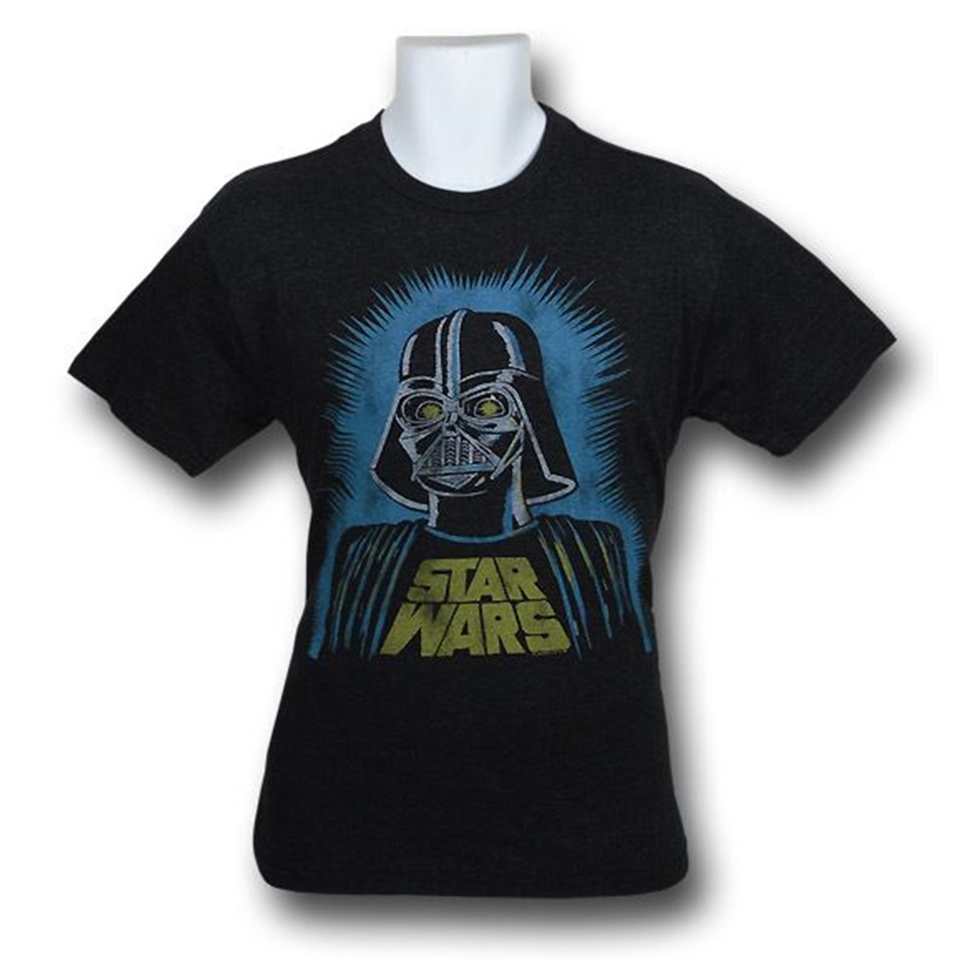 Star Wars Comic Vader Junk Food T-Shirt, Black