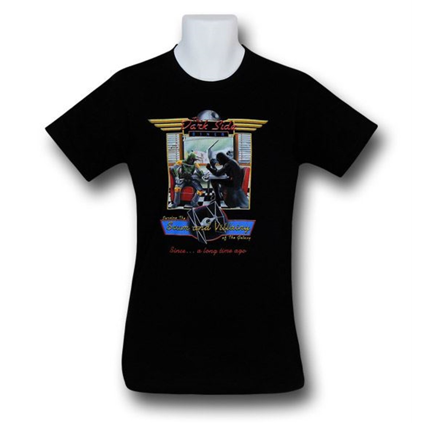 Star Wars Dark Side Diner 30 Single T-Shirt, Black