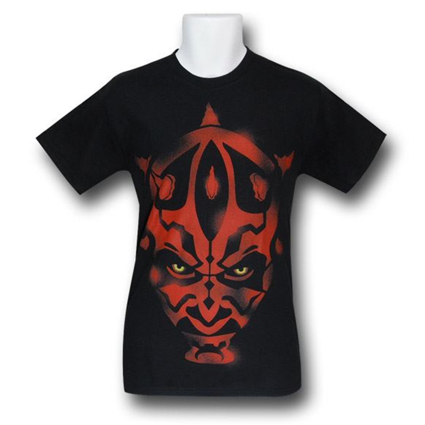 Star Wars Darth Maul Angry Face T-Shirt, Black