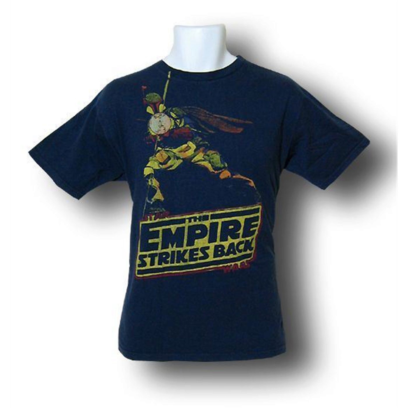 Star Wars Empire Boba Fett Junkfood T-Shirt, Blue