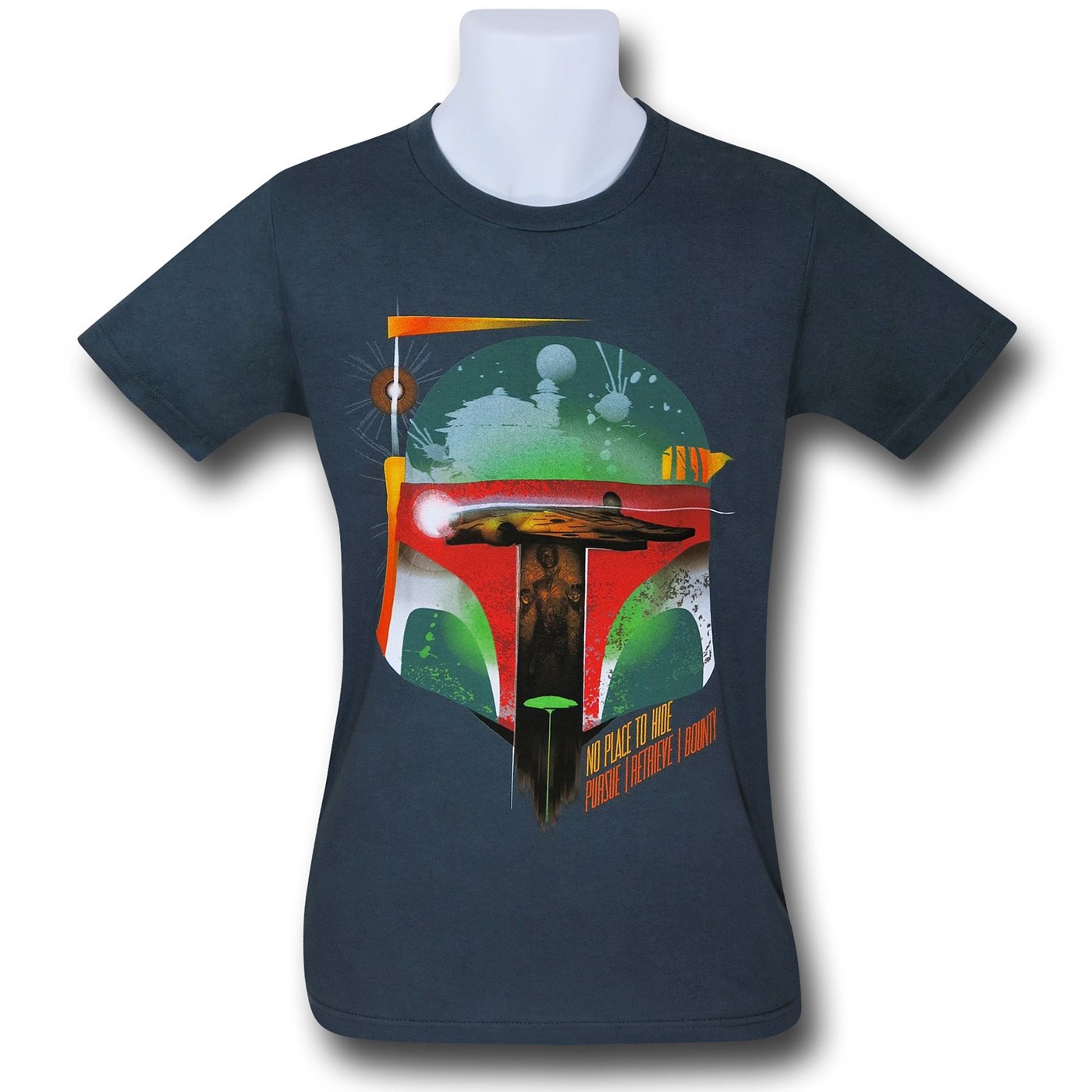 Star Wars Boba Fett Can't Hide 30 Single T-Shirt, Grey