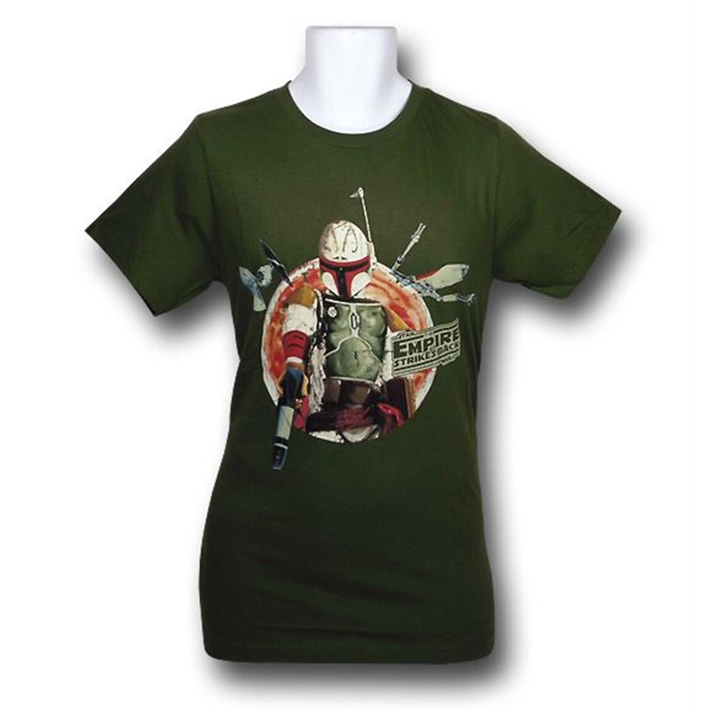 Star Wars Boba Fett Hunter 30s T-Shirt, Green