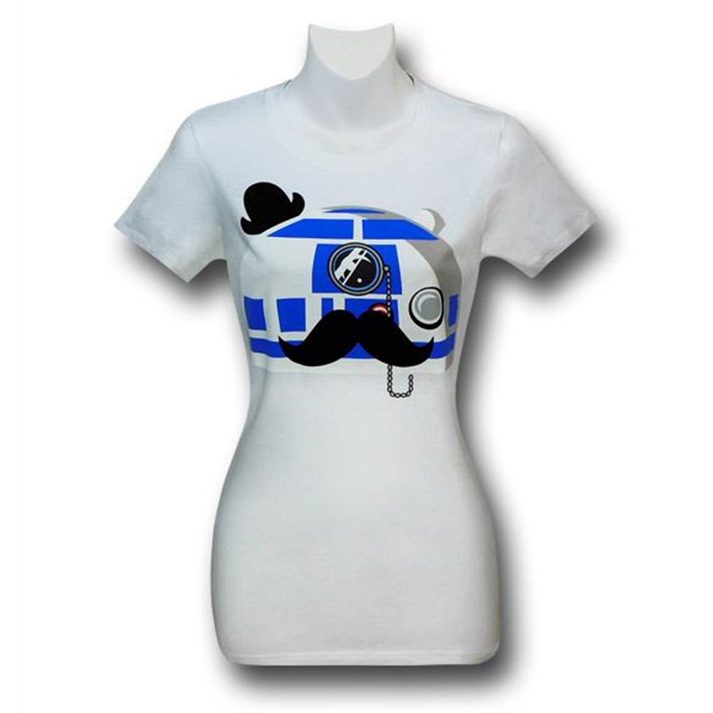 Star Wars Fancy R2D2 Women's T-Shirt, White