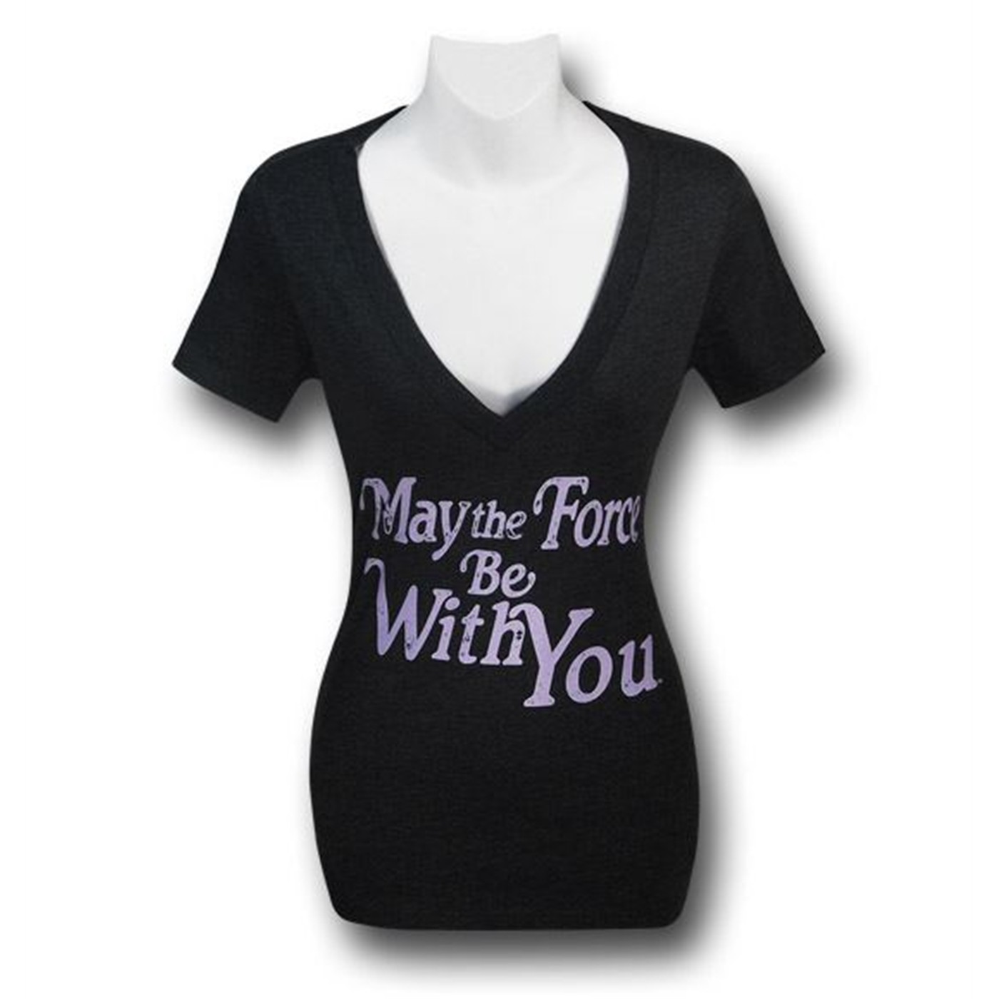 Star Wars Force V-Neck Women's T-Shirt, Grey