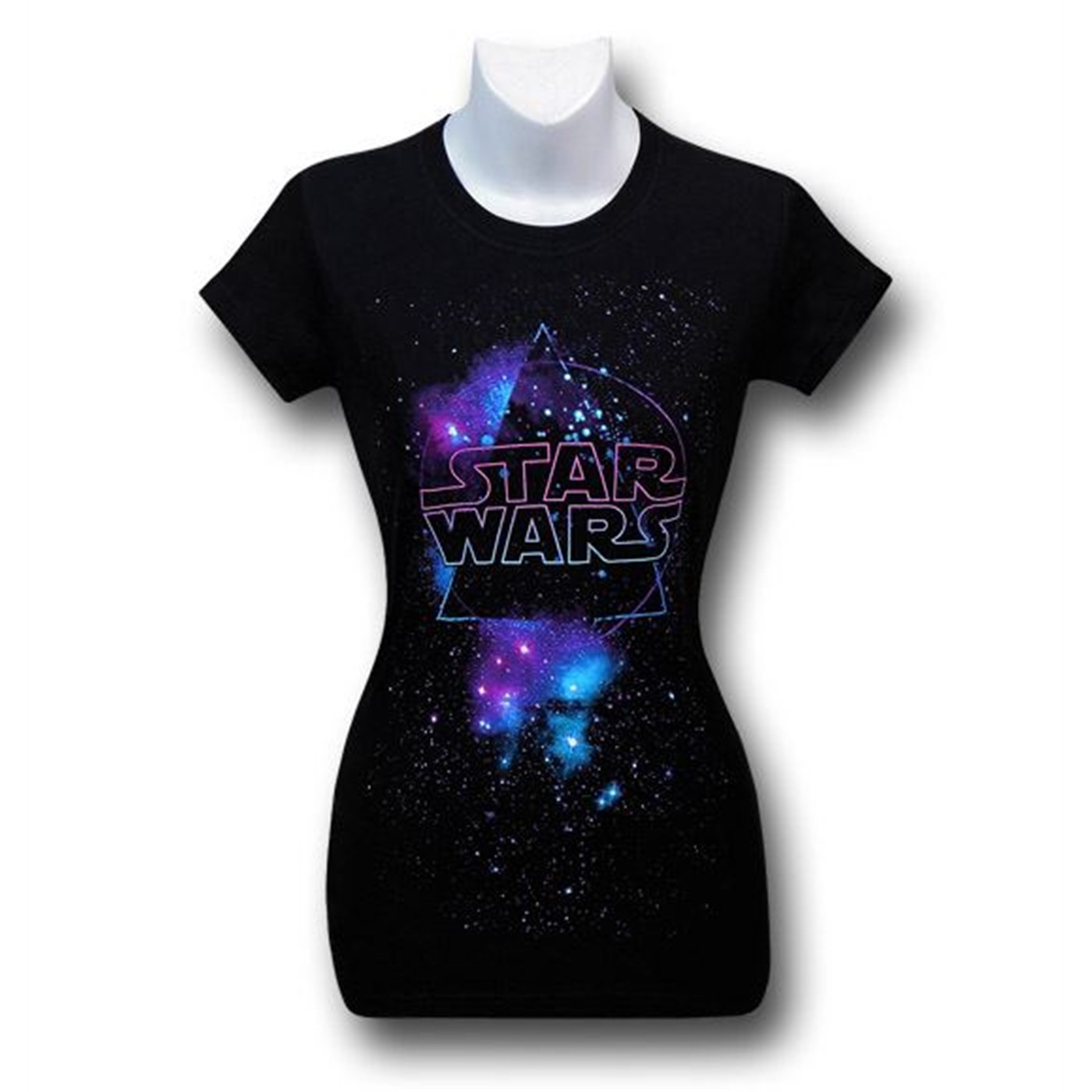 Star Wars Space Geometry Juniors T-Shirt, Black