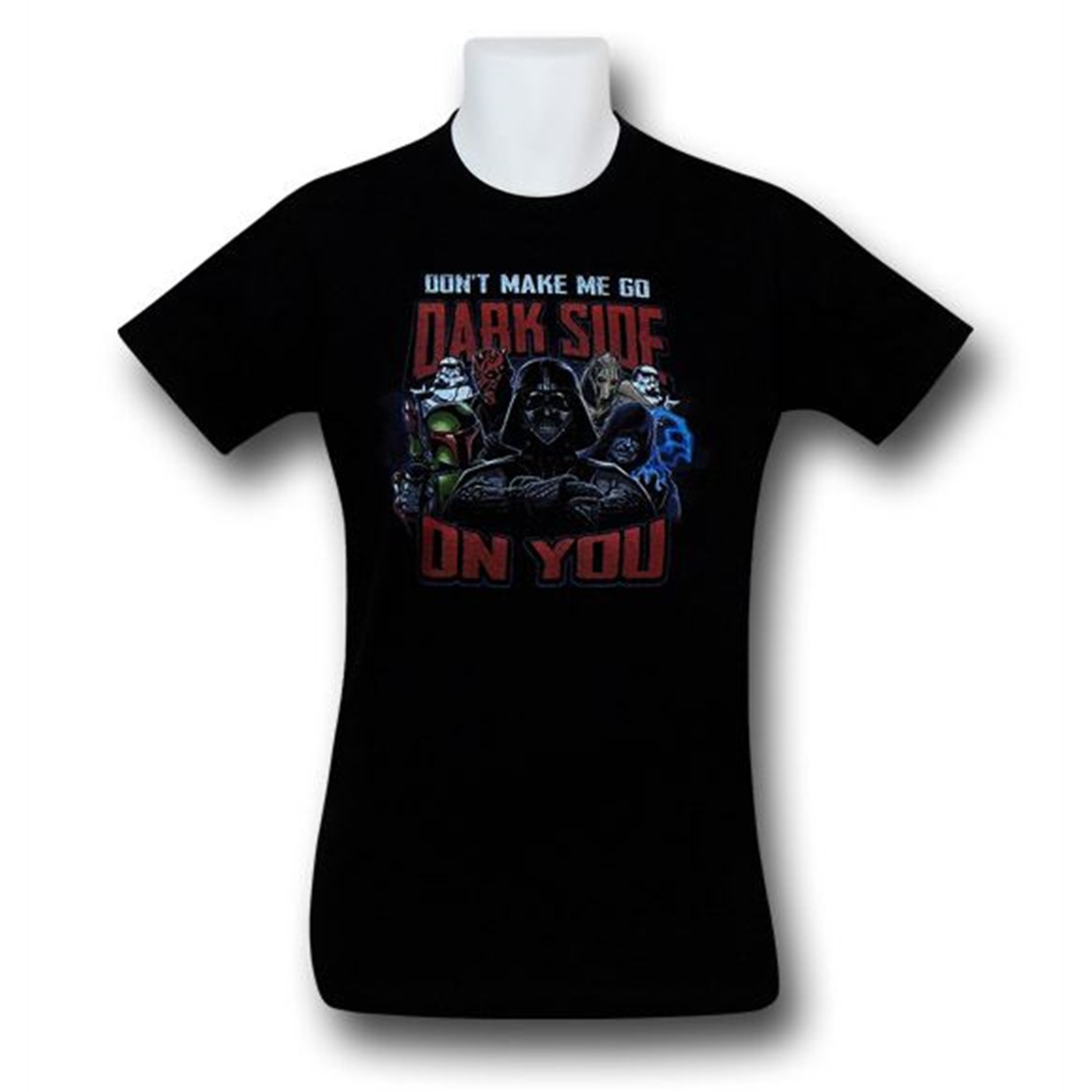 Star Wars Go Dark Side 30 Single T-Shirt, Black