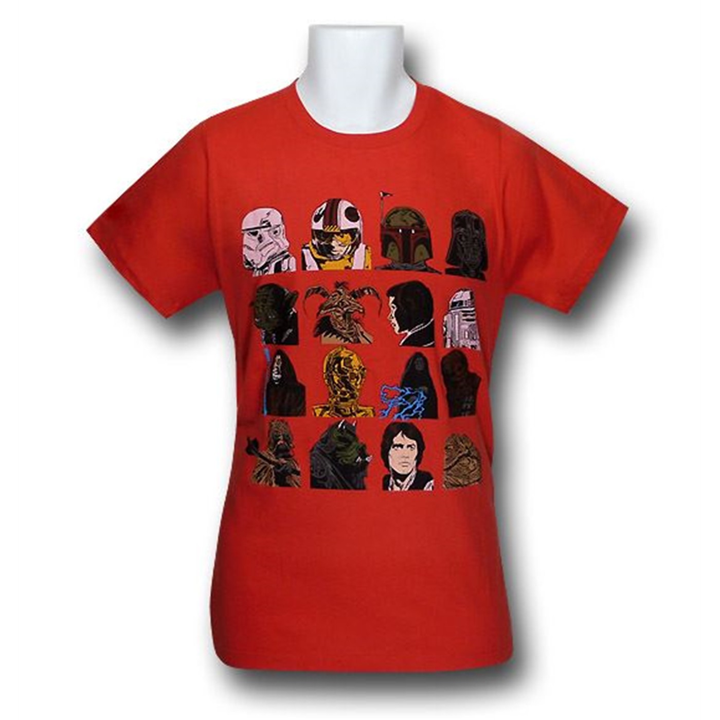 Star Wars Head Count 30 Single T-Shirt, Red