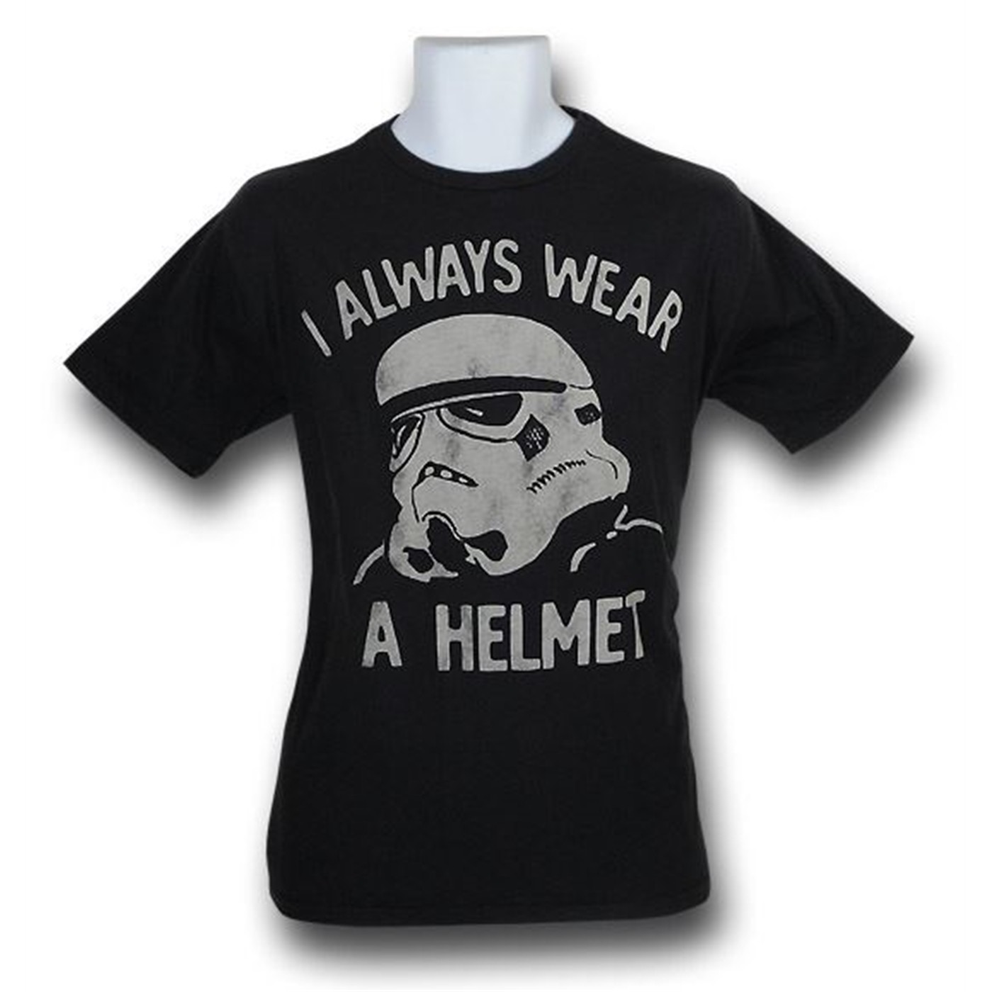 Star Wars Wear a Helmet Junk Food T-Shirt, Black