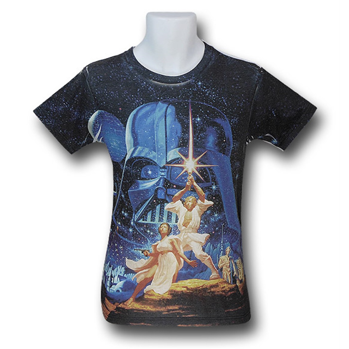Star Wars Rising Hope Sublimated T-Shirt, White