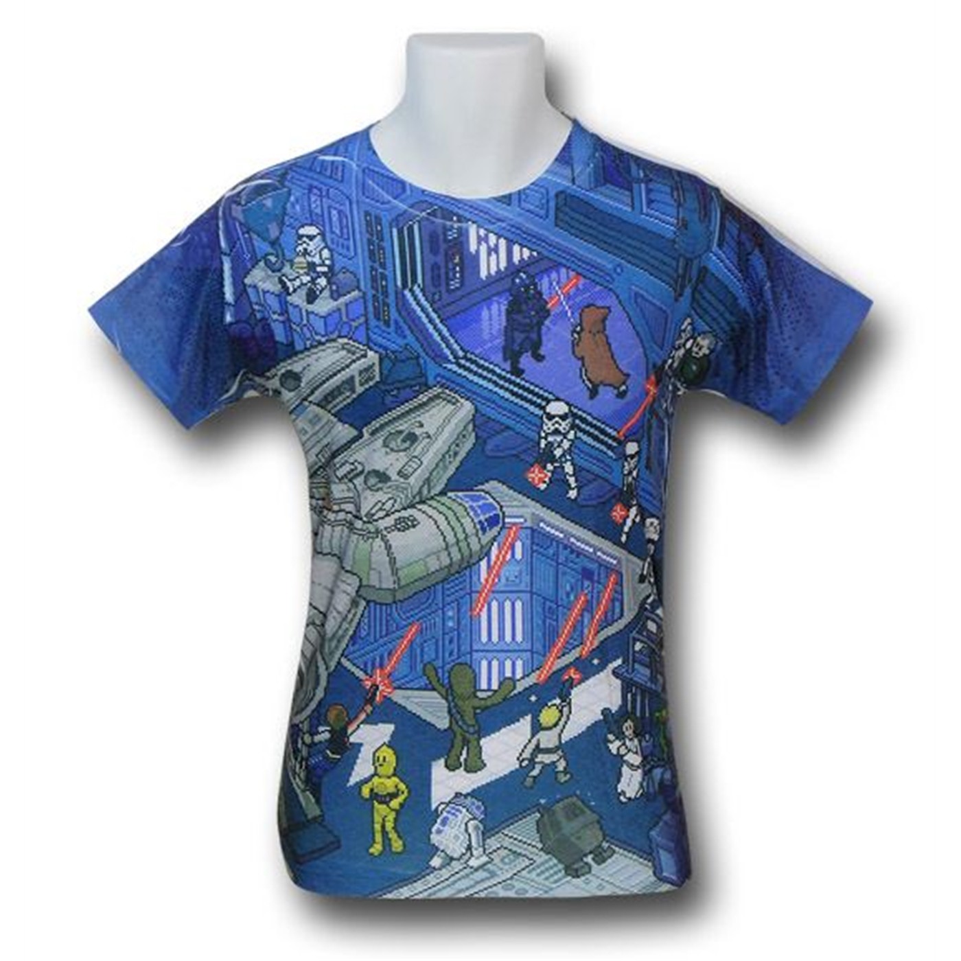 Star Wars Pixel Skirmish Sublimated T-Shirt, White