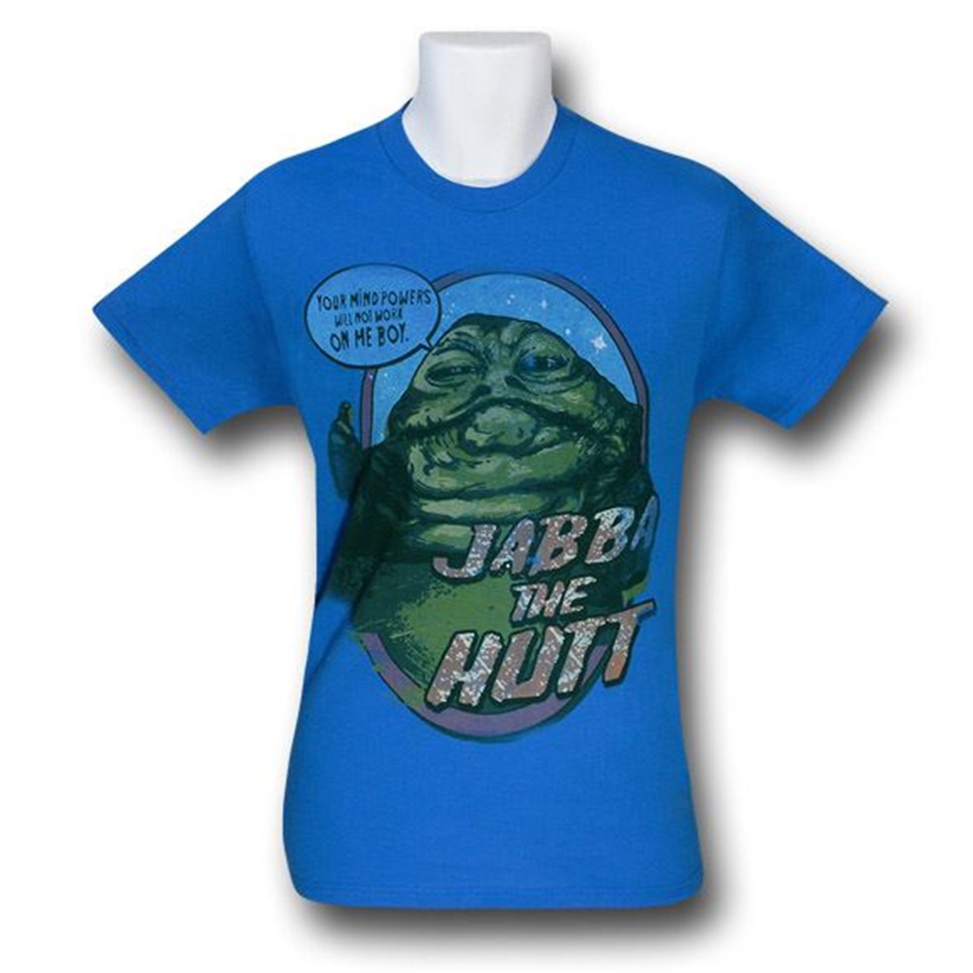 Star Wars Jabba Mind Powers T-Shirt, Blue